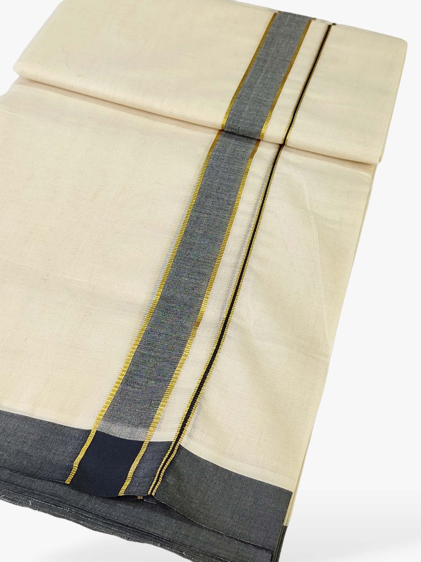 Pure Cotton Kerala Double Dhoti/Mundu