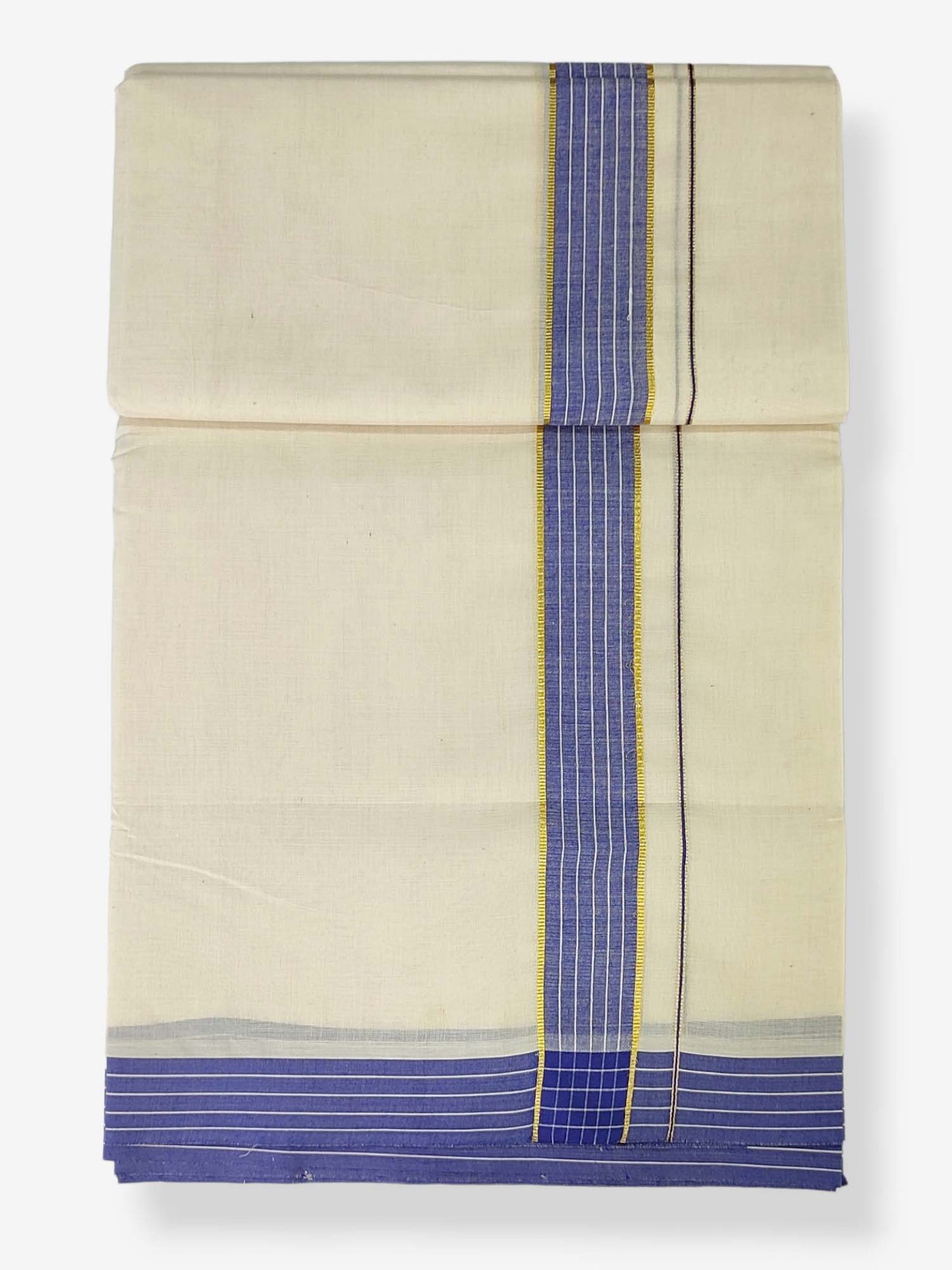Pure Cotton Kerala Double Dhoti/Mundu
