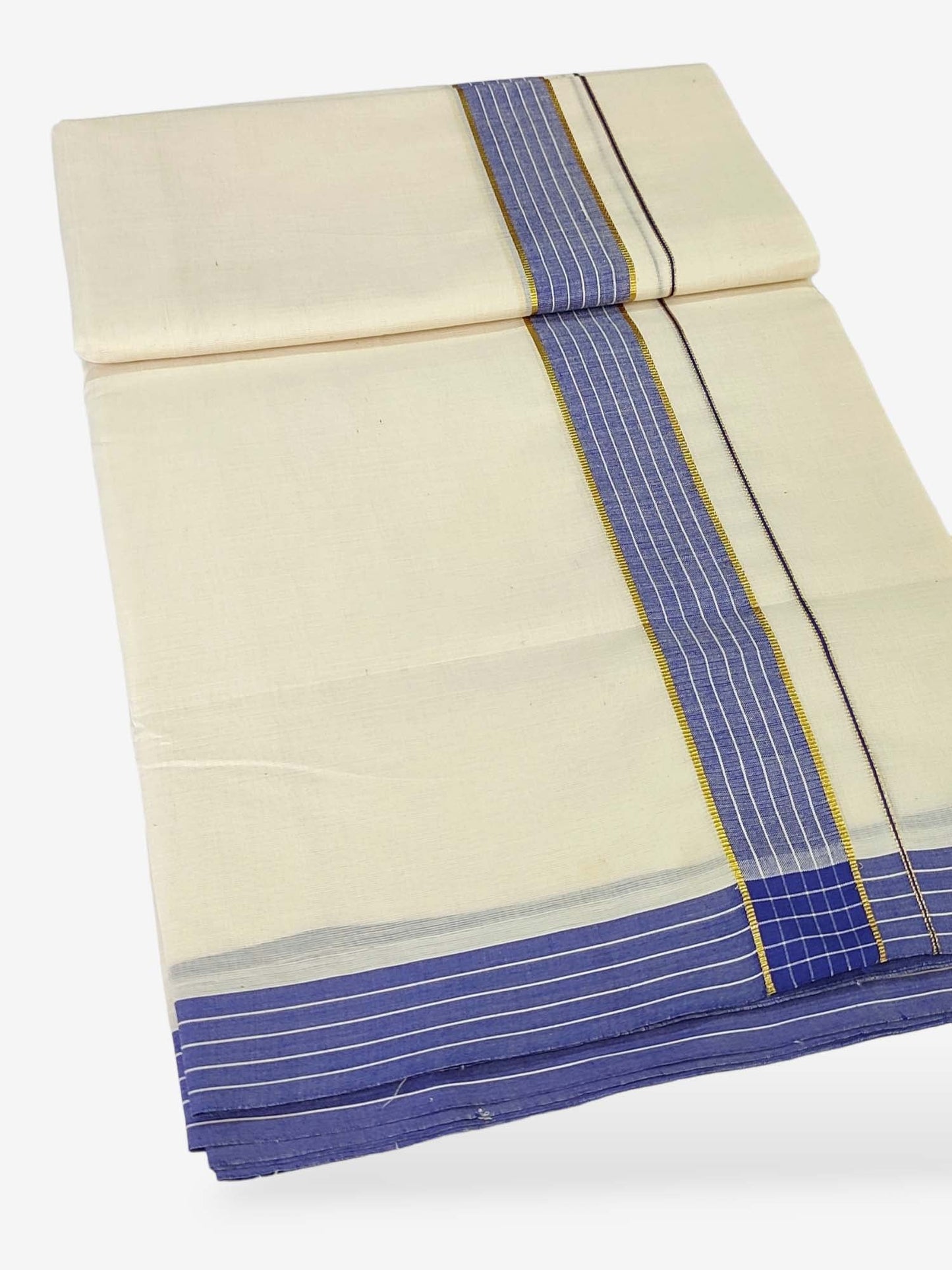 Pure Cotton Kerala Double Dhoti/Mundu