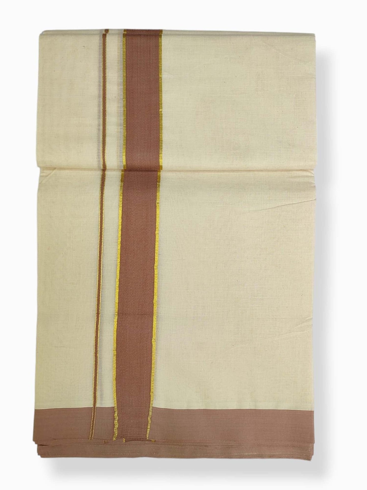 Pure Cotton Kerala Double Dhoti/Mundu