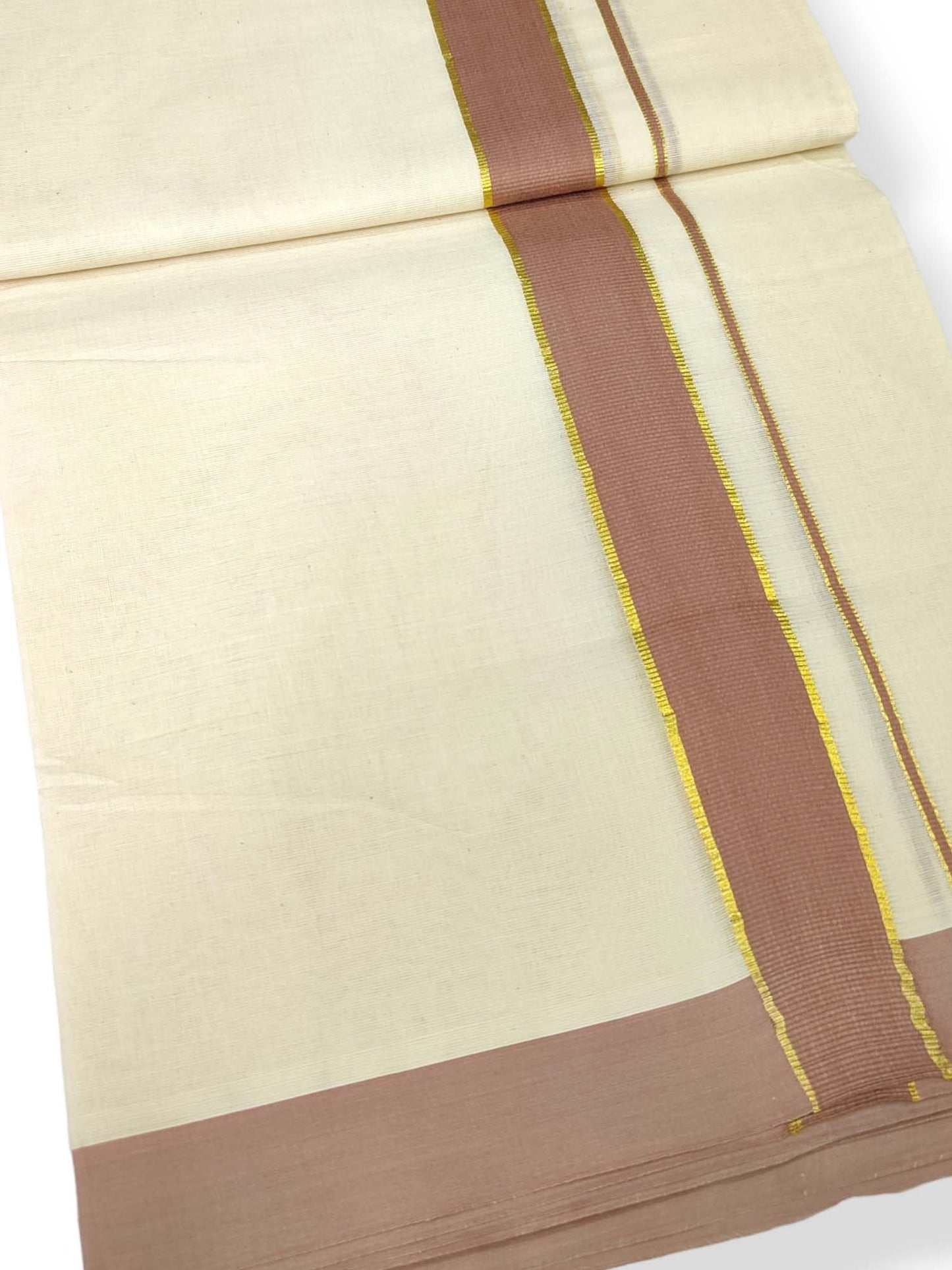 Pure Cotton Kerala Double Dhoti/Mundu