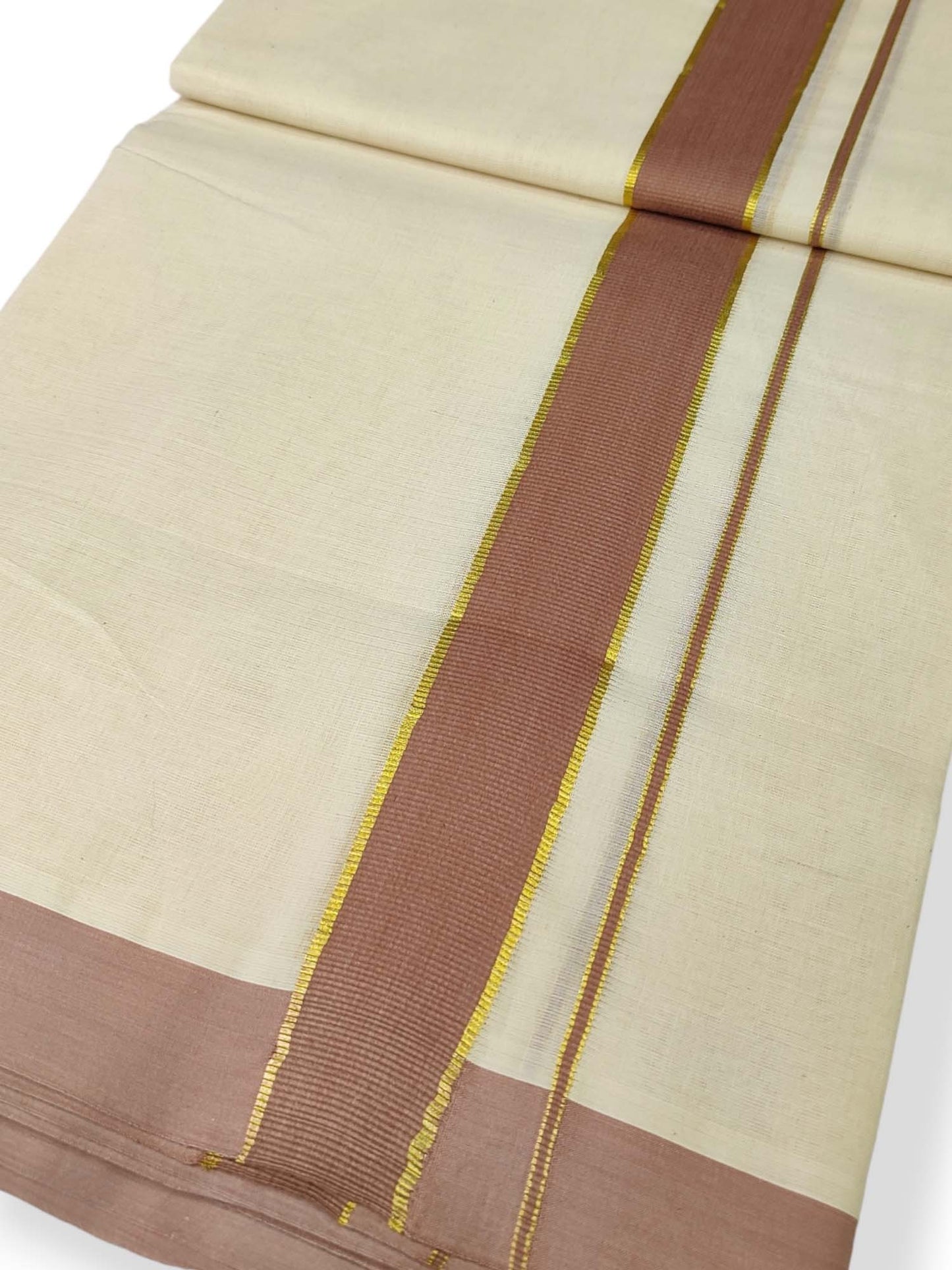 Pure Cotton Kerala Double Dhoti/Mundu