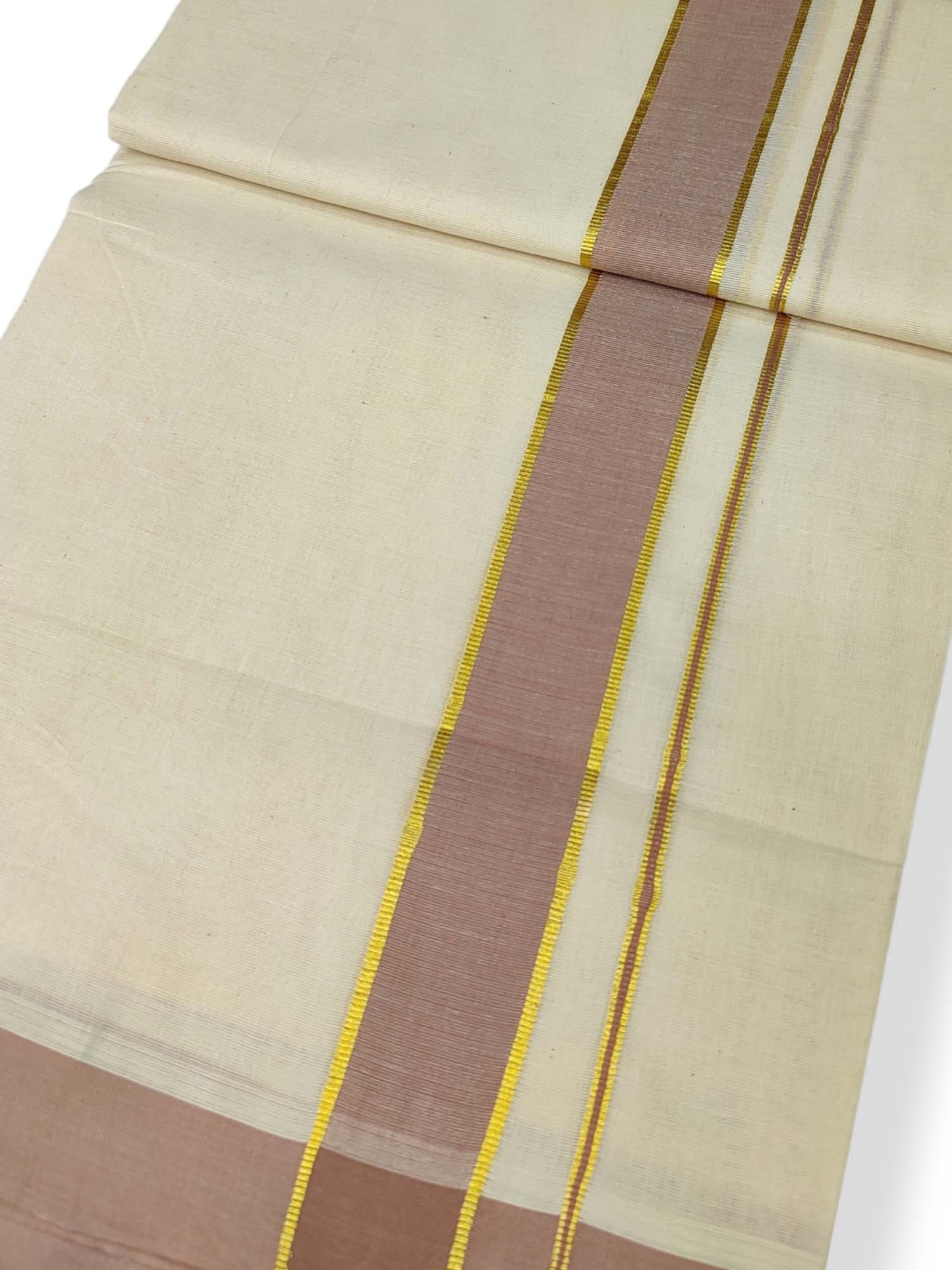 Pure Cotton Kerala Double Dhoti/Mundu