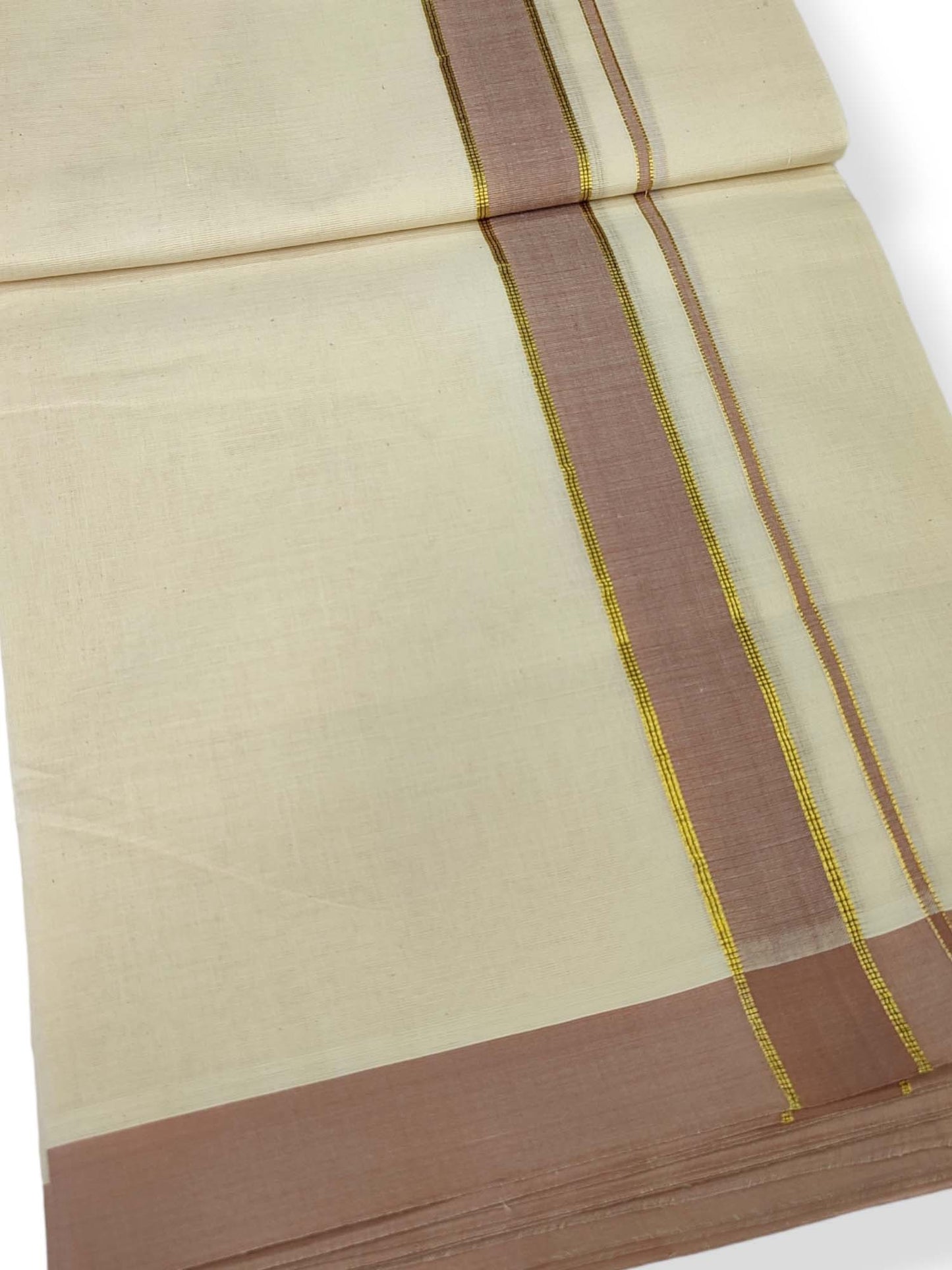 Pure Cotton Kerala Double Dhoti/Mundu
