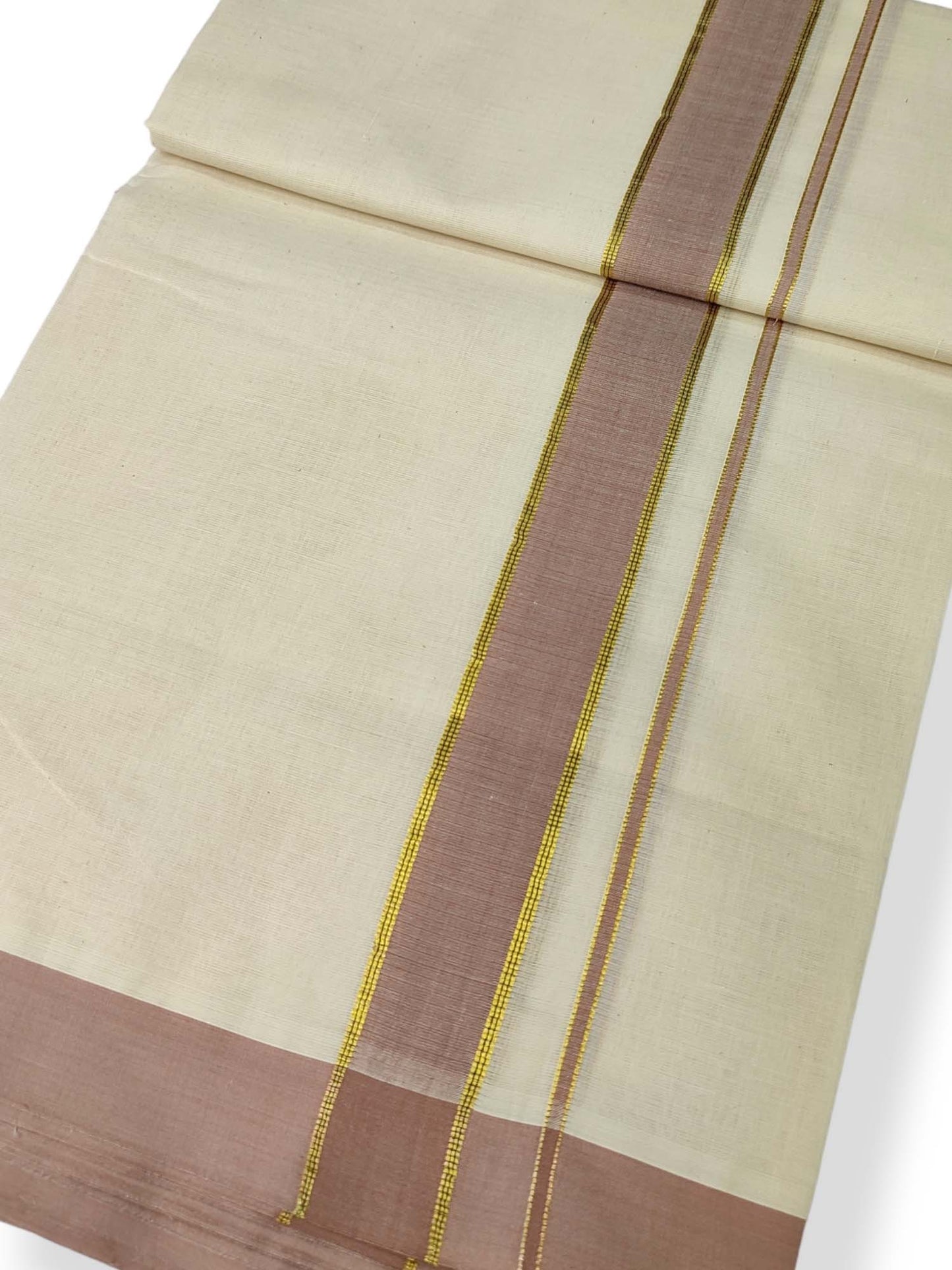 Pure Cotton Kerala Double Dhoti/Mundu