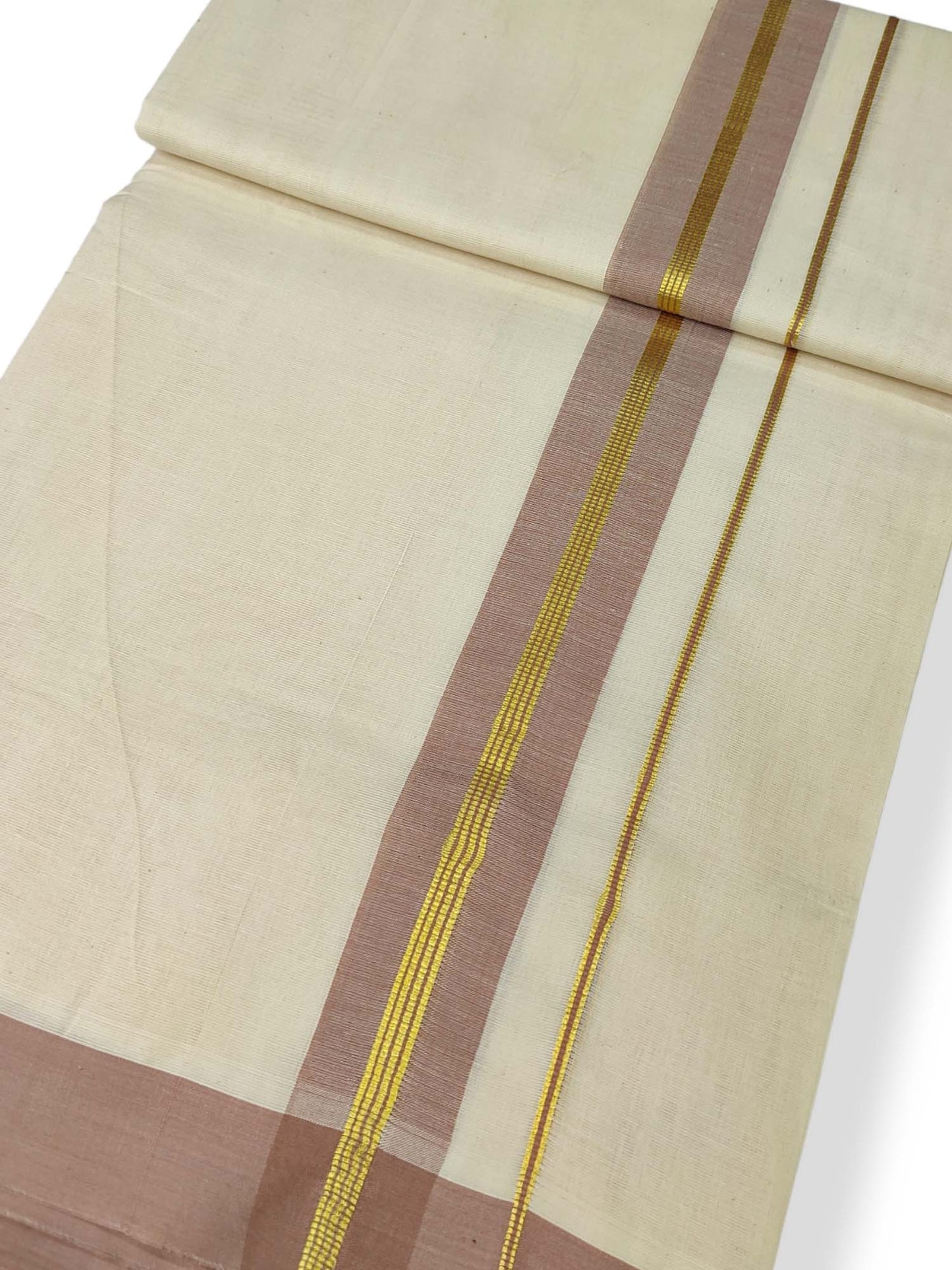 Pure Cotton Kerala Double Dhoti/Mundu