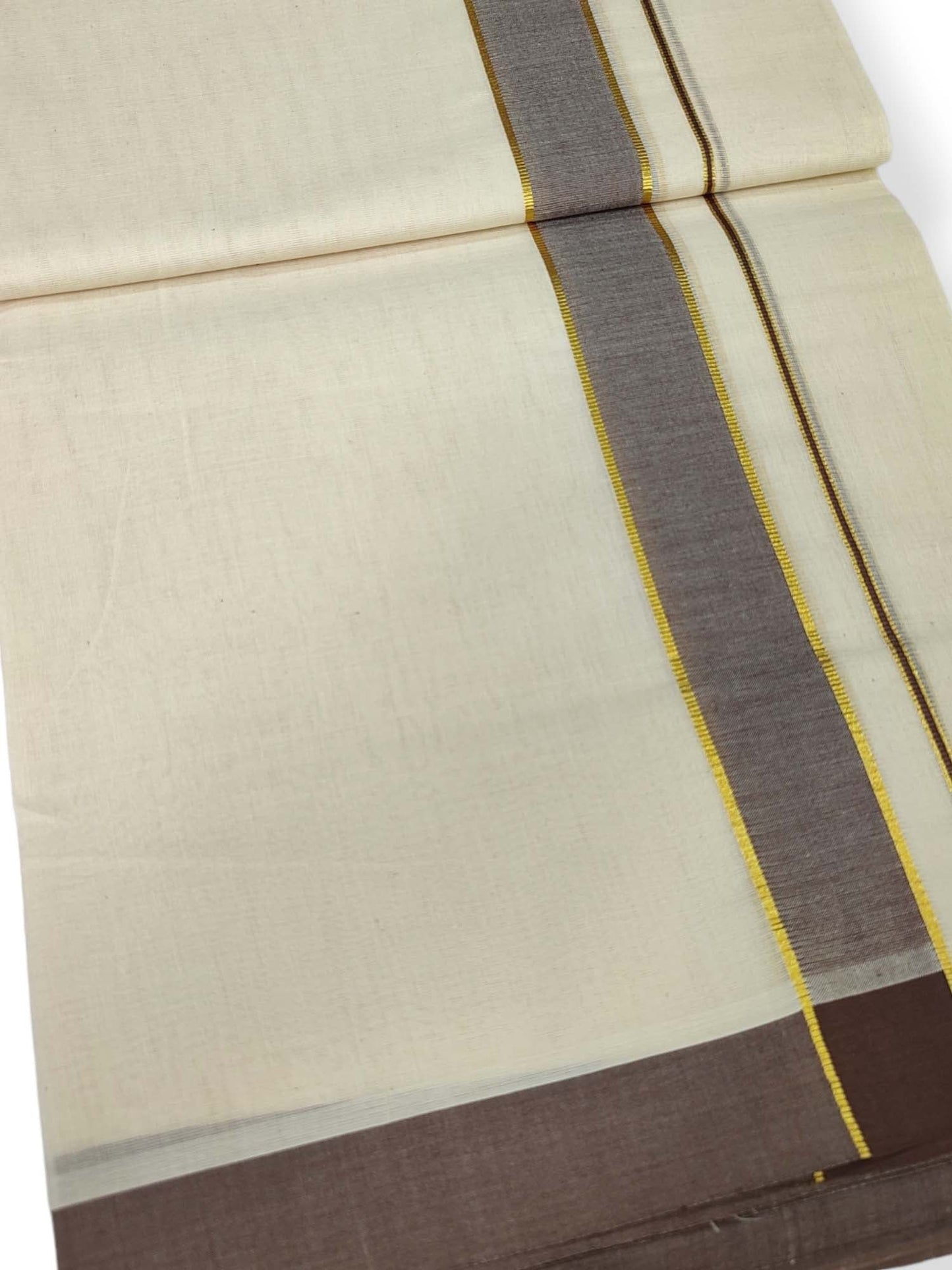 Pure Cotton Kerala Double Dhoti/Mundu
