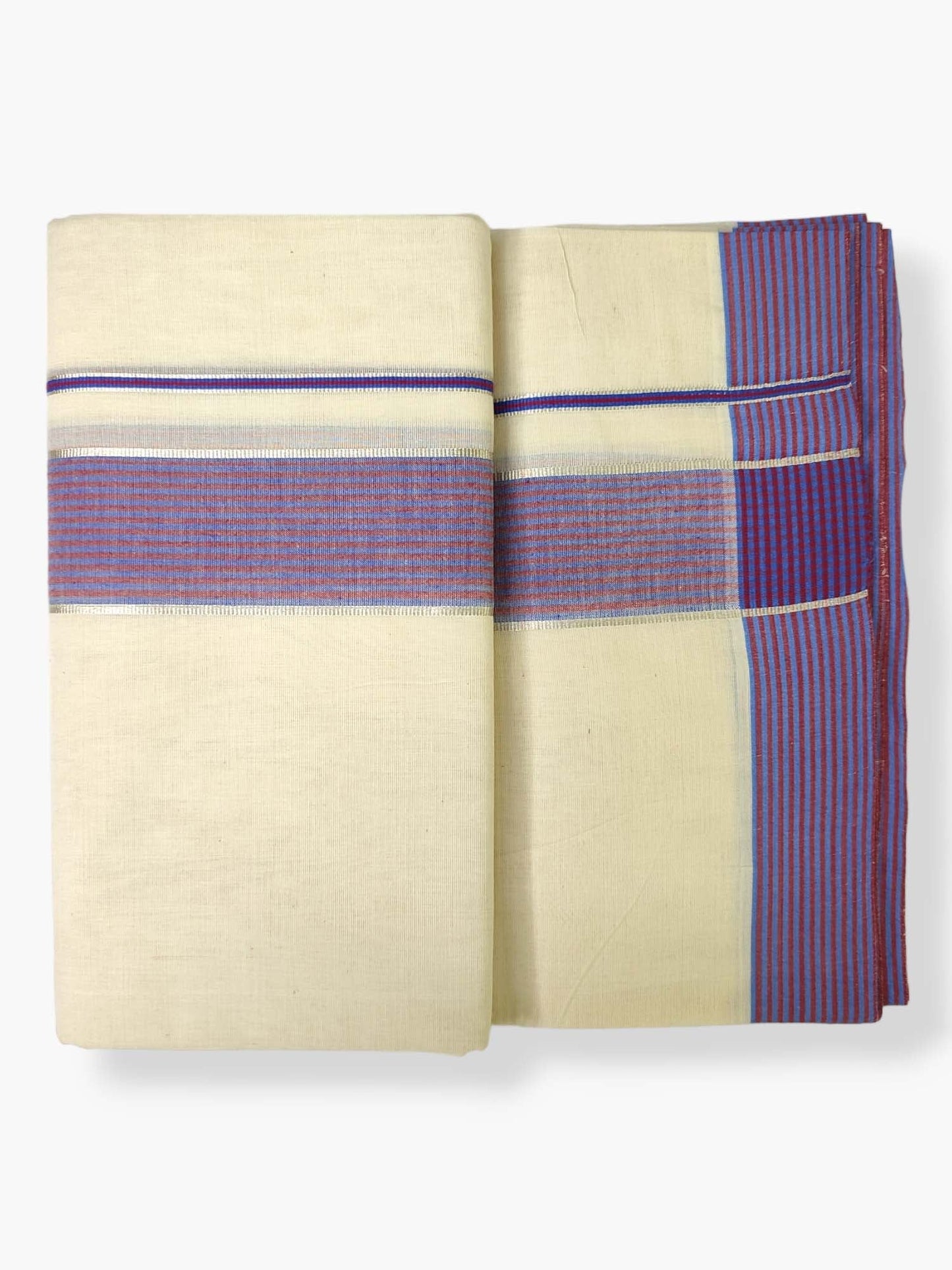 Pure Cotton Kerala Double Dhoti/Mundu