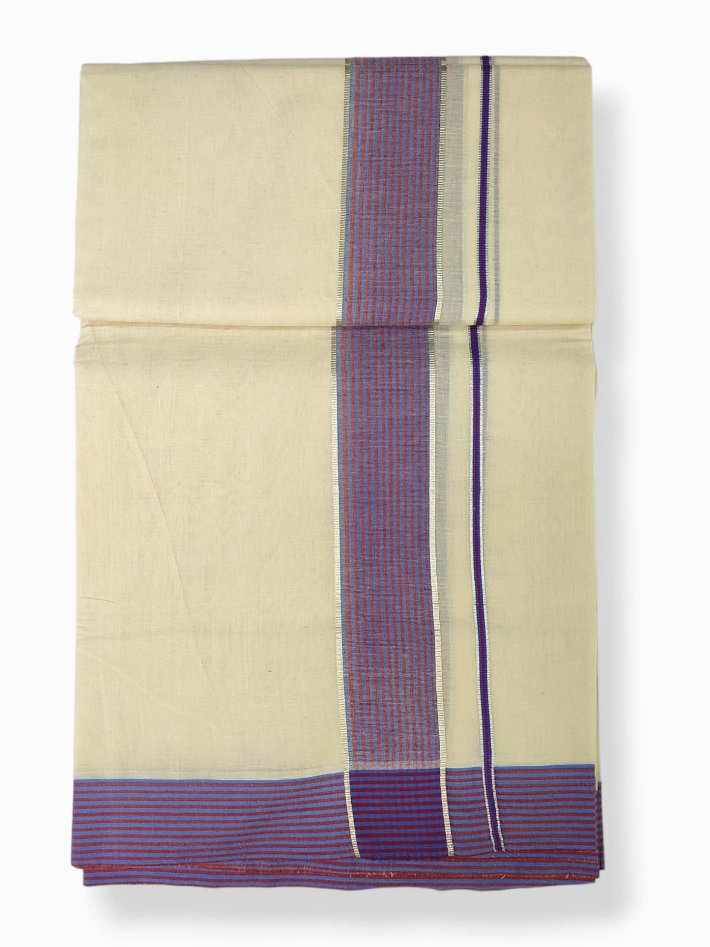 Pure Cotton Kerala Double Dhoti/Mundu