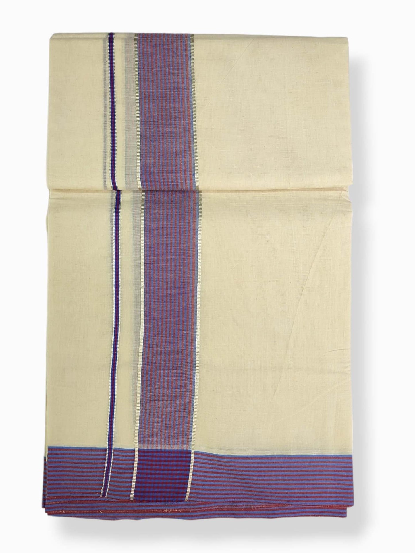 Pure Cotton Kerala Double Dhoti/Mundu