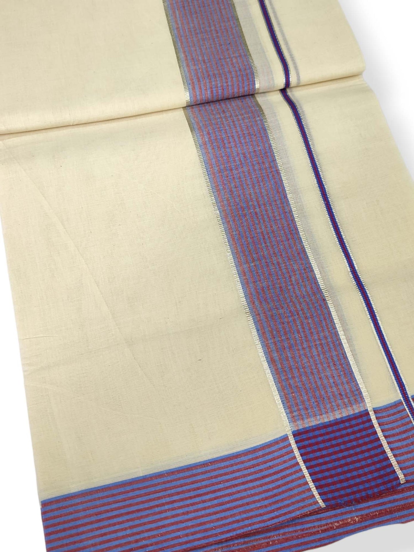 Pure Cotton Kerala Double Dhoti/Mundu