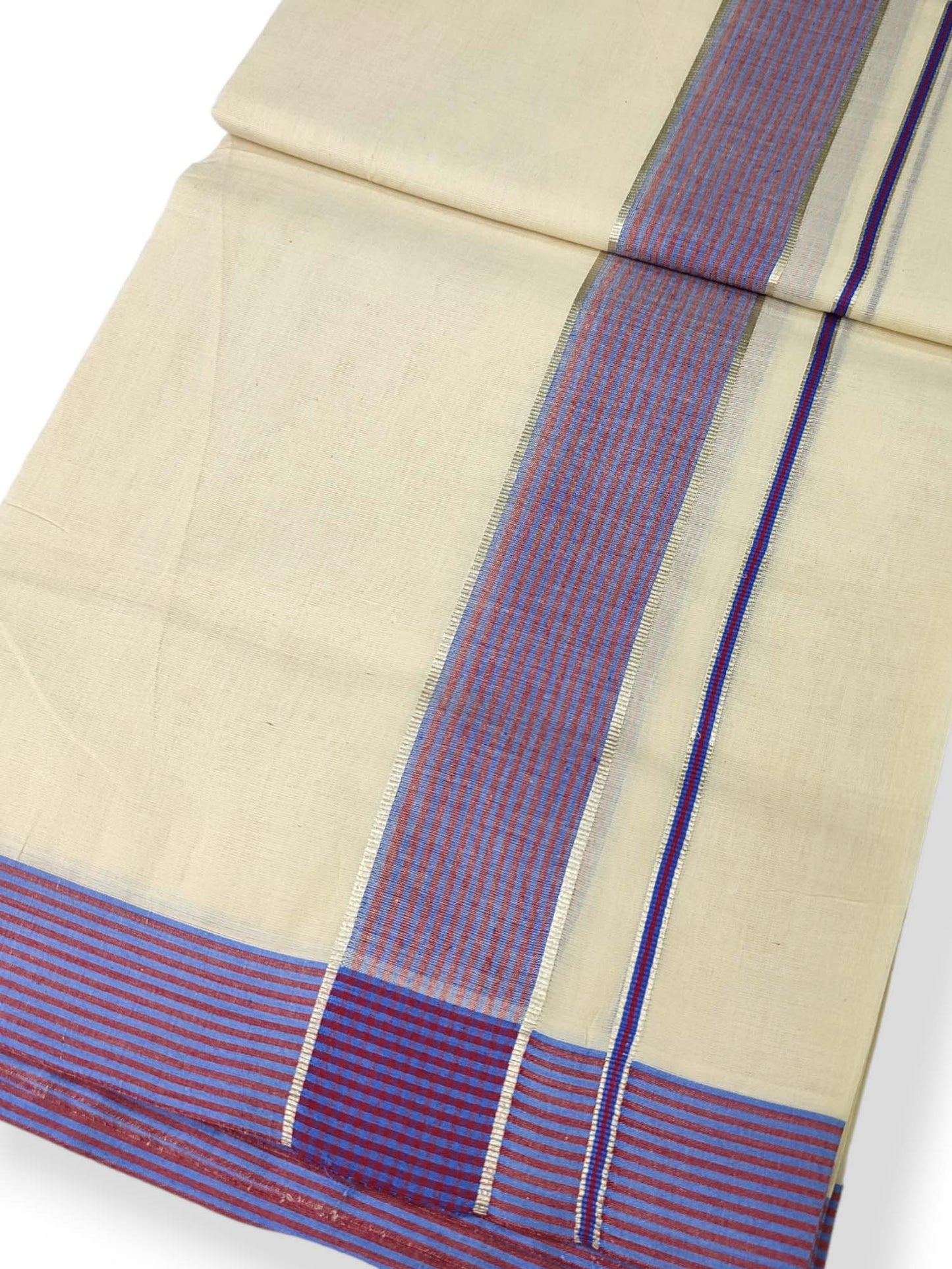 Pure Cotton Kerala Double Dhoti/Mundu