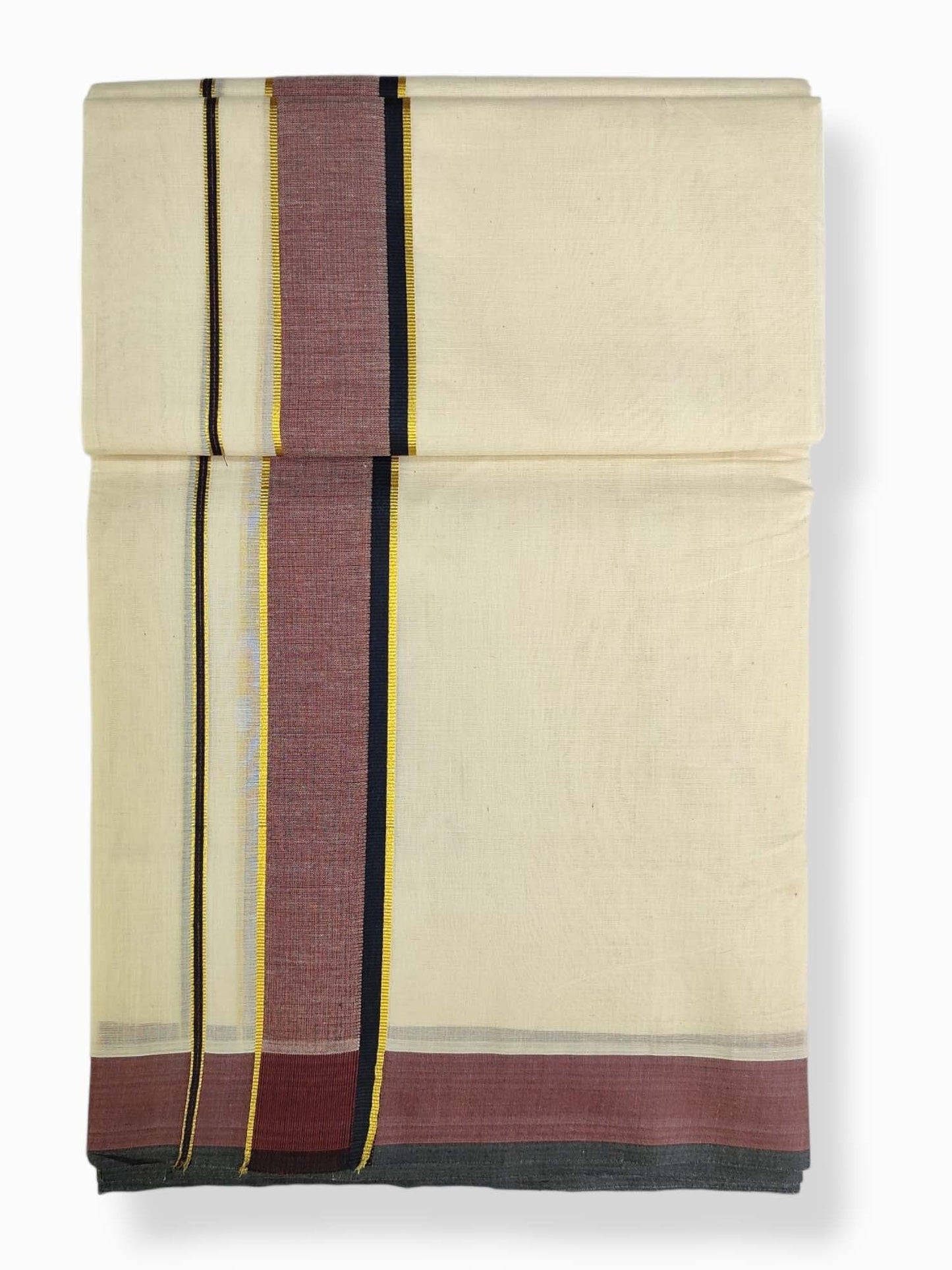 Pure Cotton Kerala Double Dhoti/Mundu