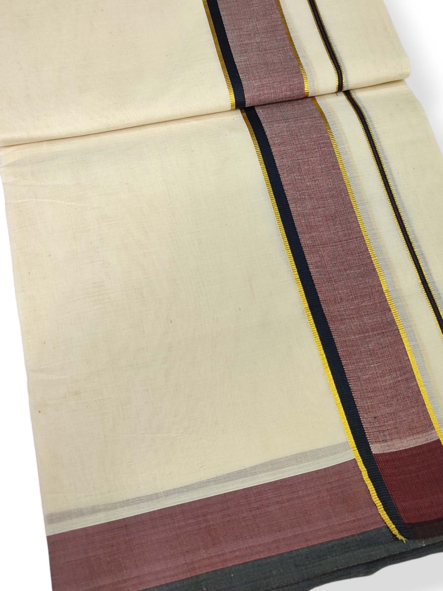 Pure Cotton Kerala Double Dhoti/Mundu