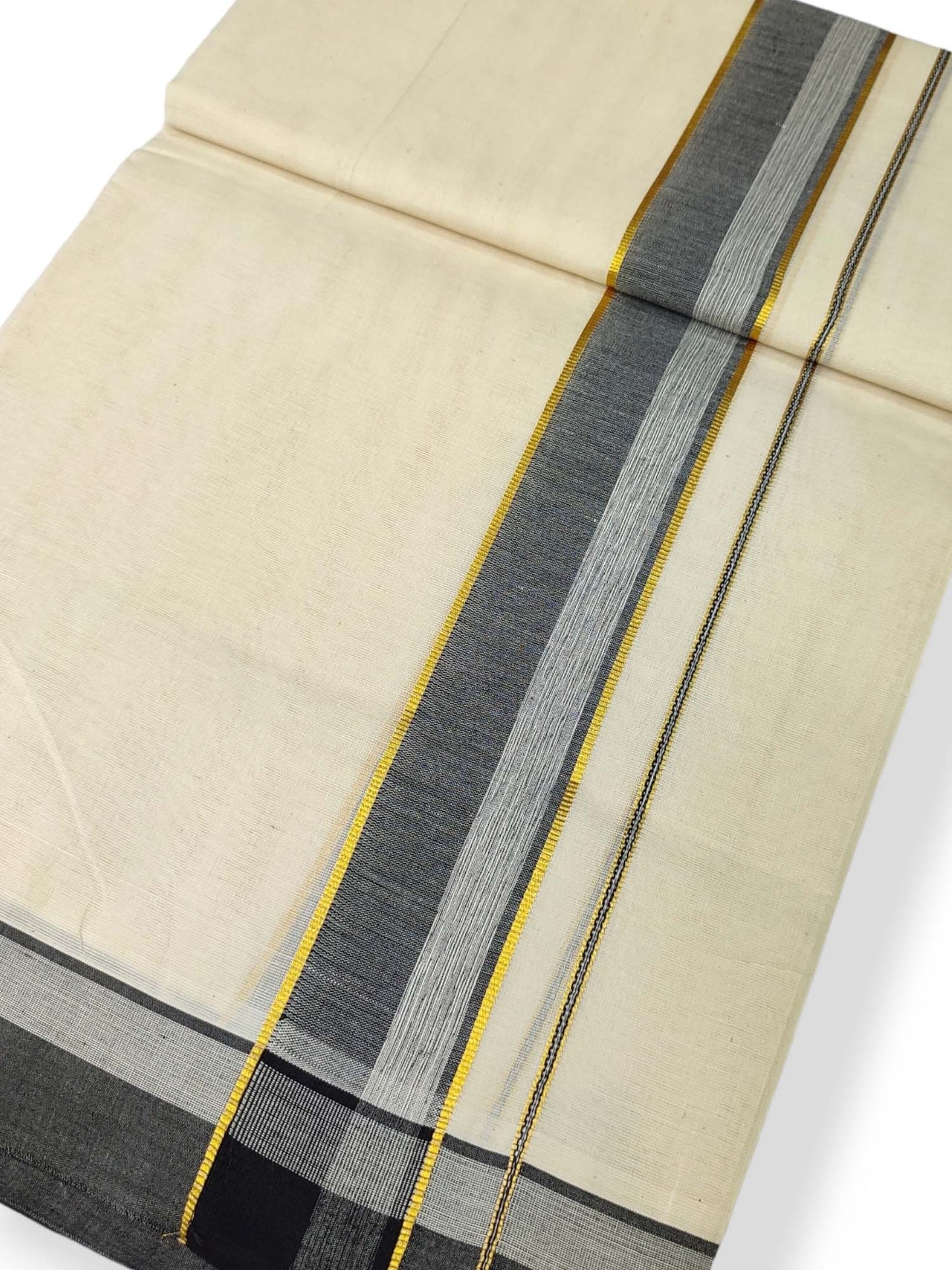 Pure Cotton Kerala Double Dhoti/Mundu