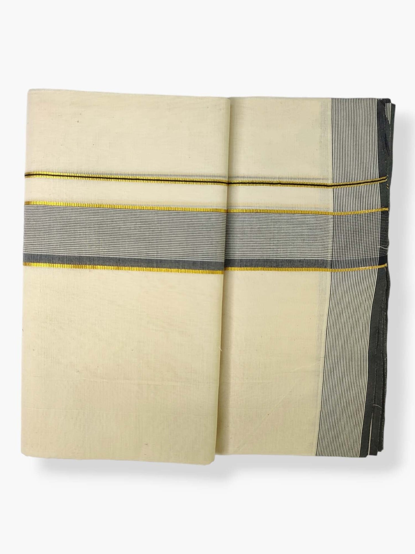 Pure Cotton Kerala Double Dhoti/Mundu