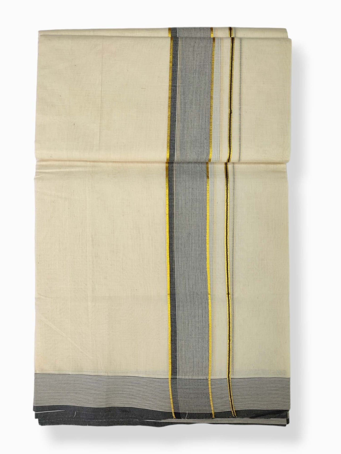 Pure Cotton Kerala Double Dhoti/Mundu
