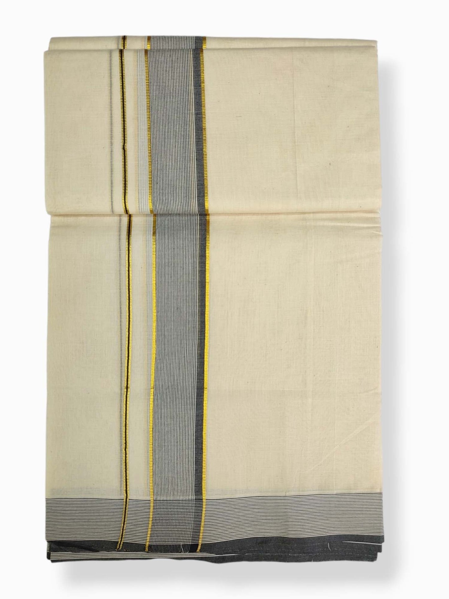 Pure Cotton Kerala Double Dhoti/Mundu