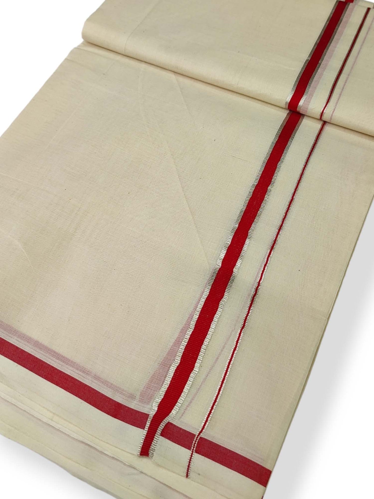 Pure Cotton Kerala Double Dhoti/Mundu