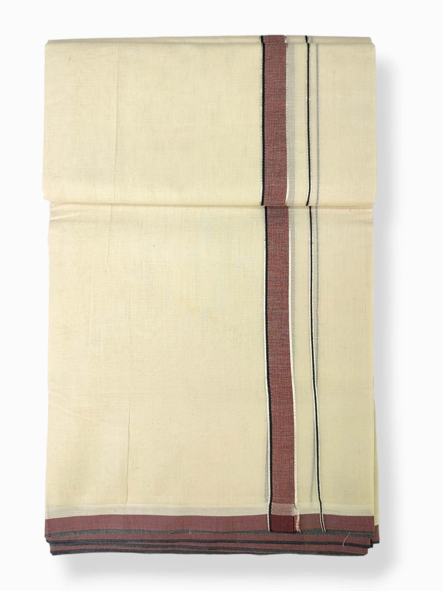 Pure Cotton Kerala Double Dhoti/Mundu