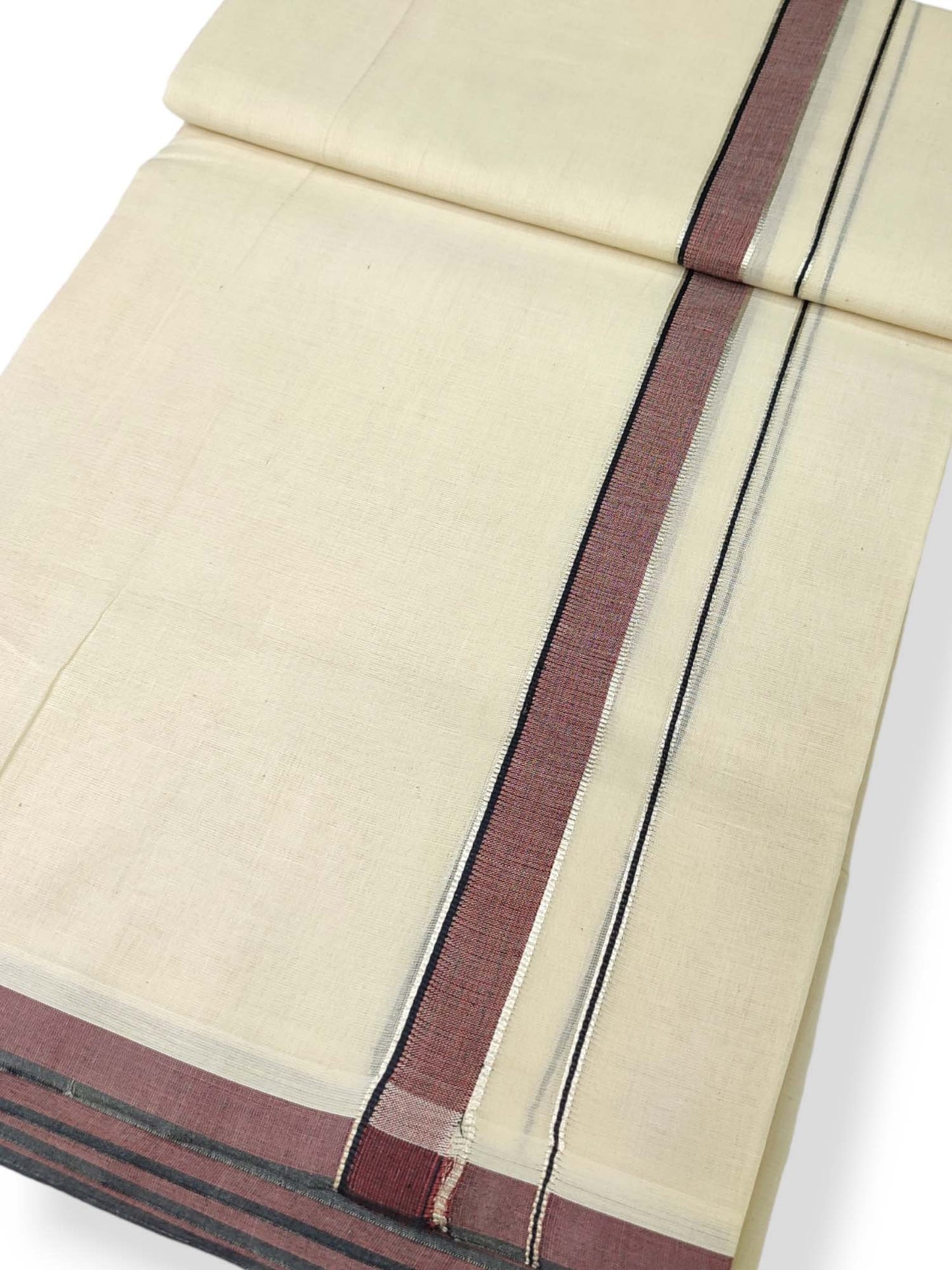 Pure Cotton Kerala Double Dhoti/Mundu