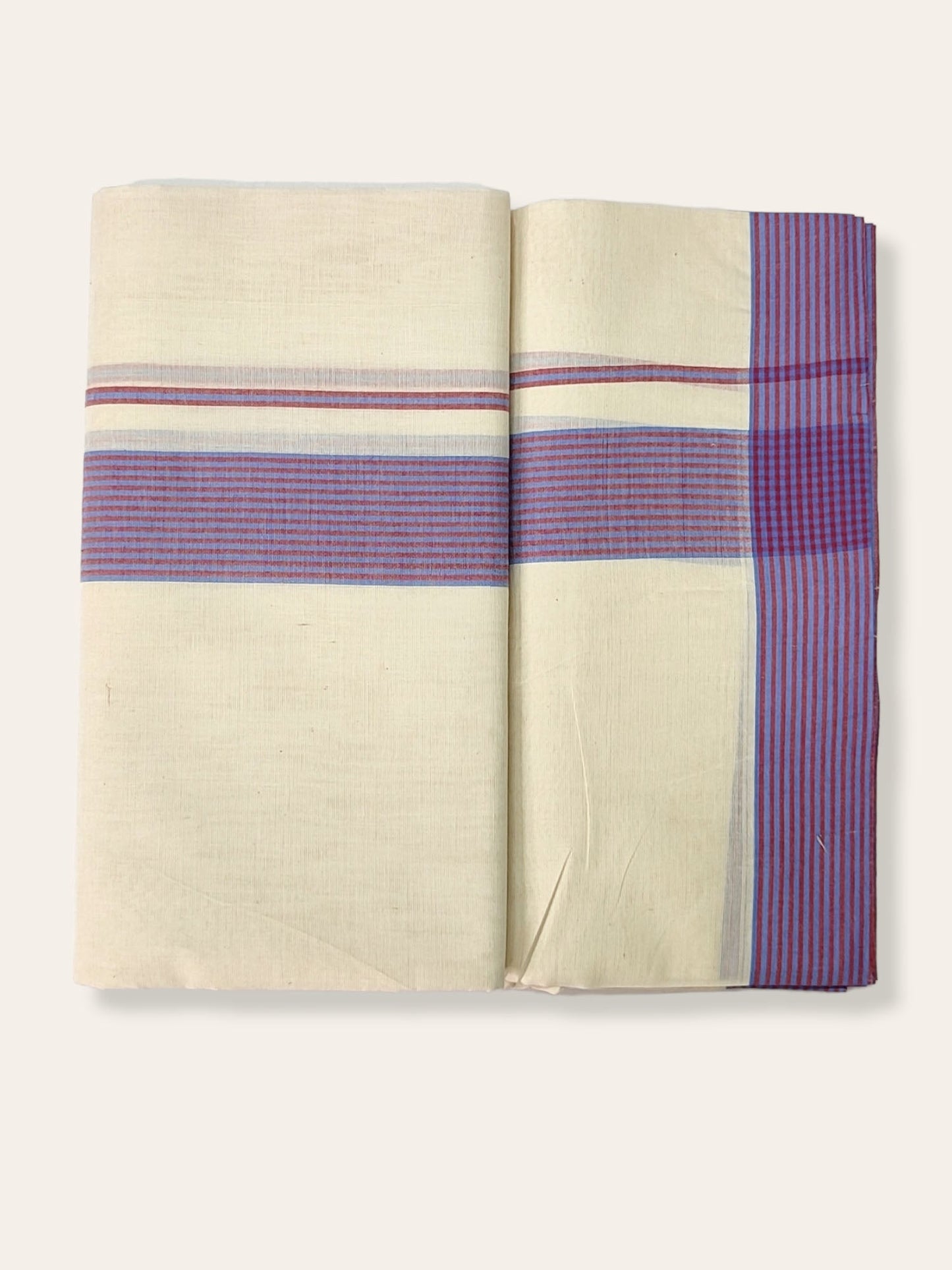 Pure Cotton Kerala Double Dhoti/Mundu