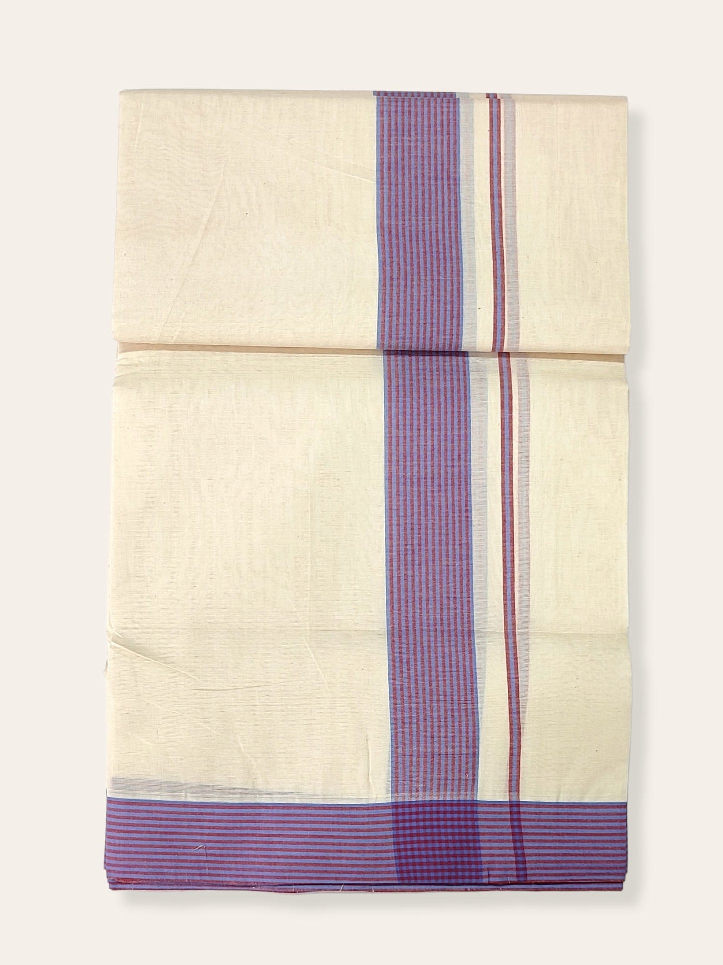 Pure Cotton Kerala Double Dhoti/Mundu