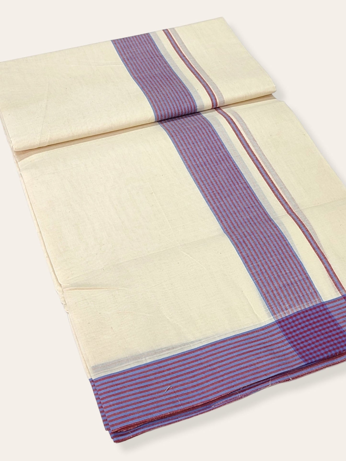Pure Cotton Kerala Double Dhoti/Mundu