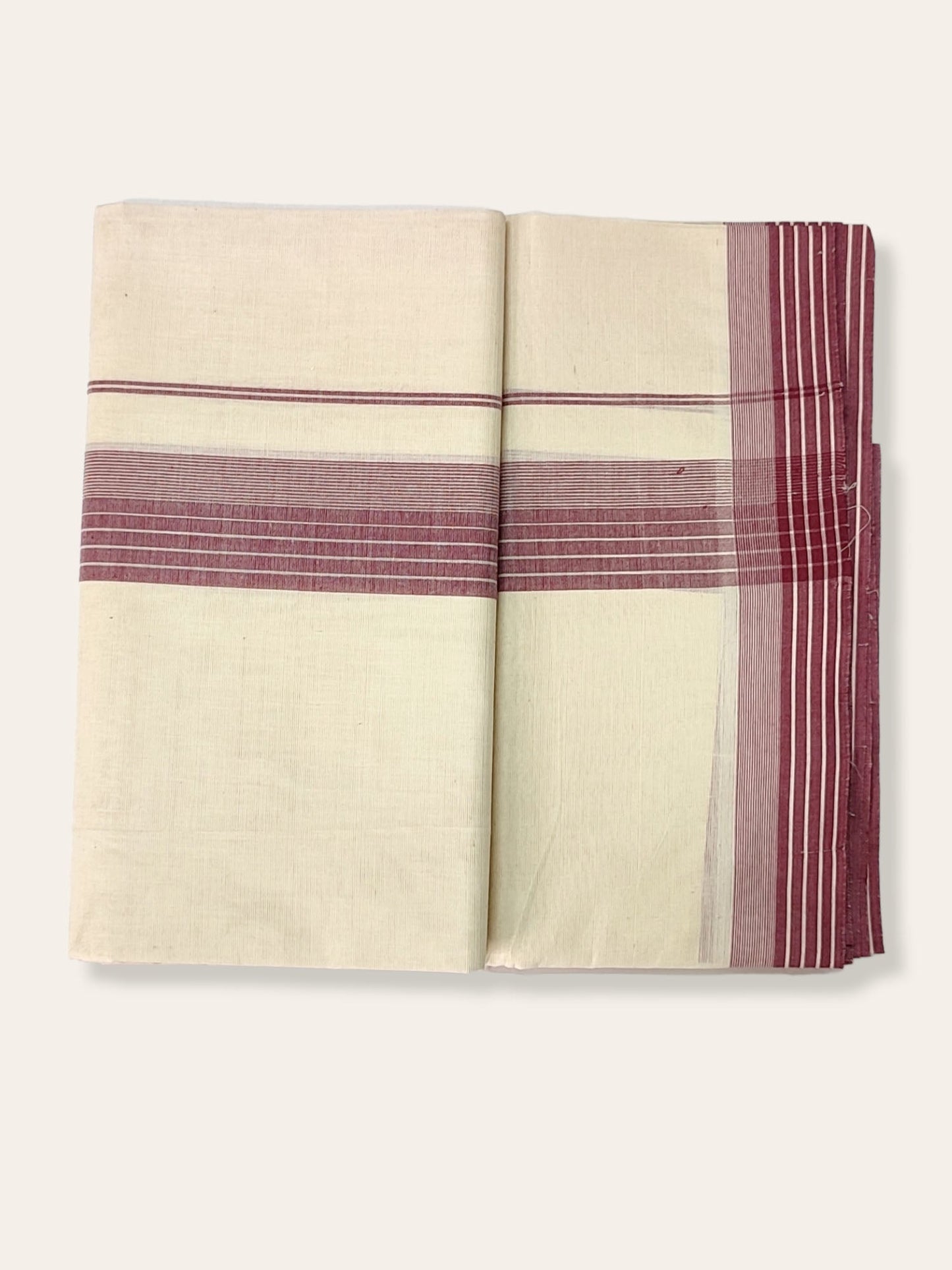 Pure Cotton Kerala Double Dhoti/Mundu