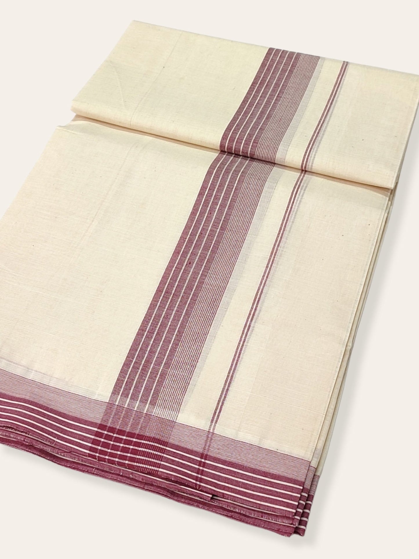 Pure Cotton Kerala Double Dhoti/Mundu
