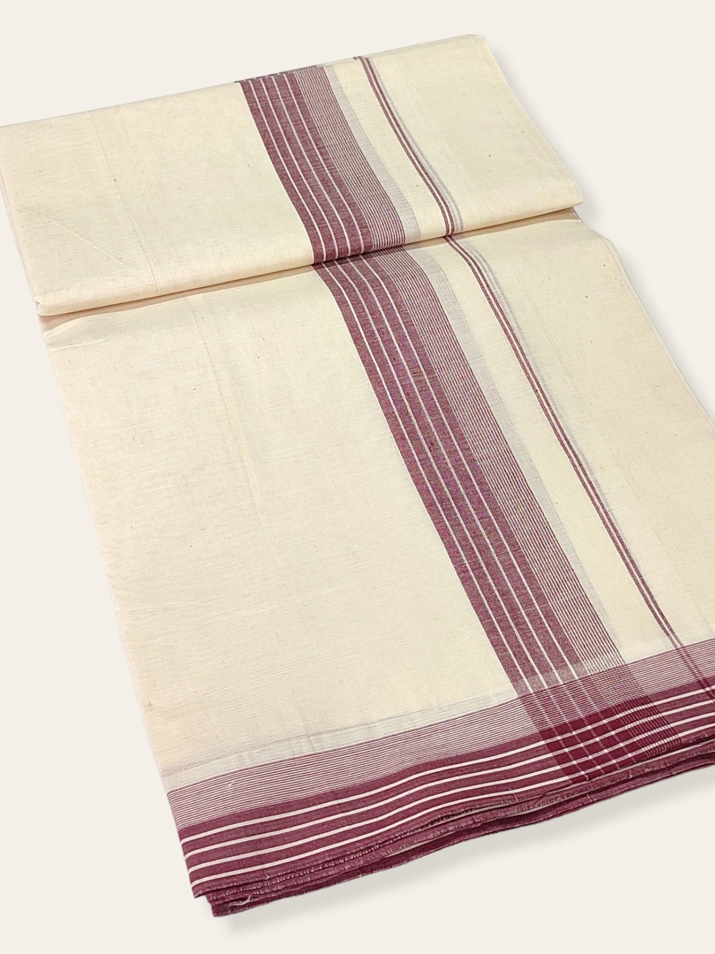 Pure Cotton Kerala Double Dhoti/Mundu