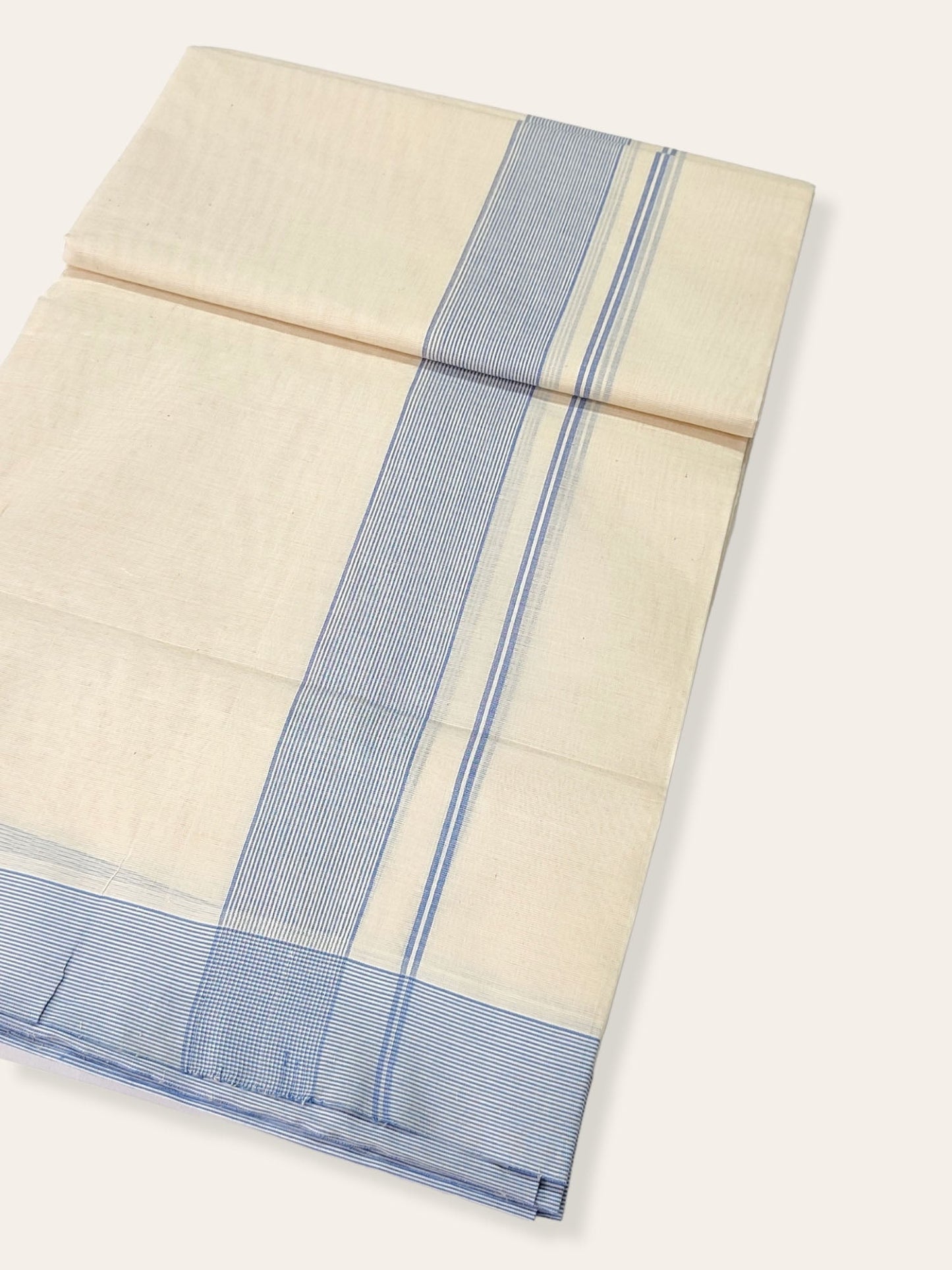 Pure Cotton Kerala Double Dhoti/Mundu