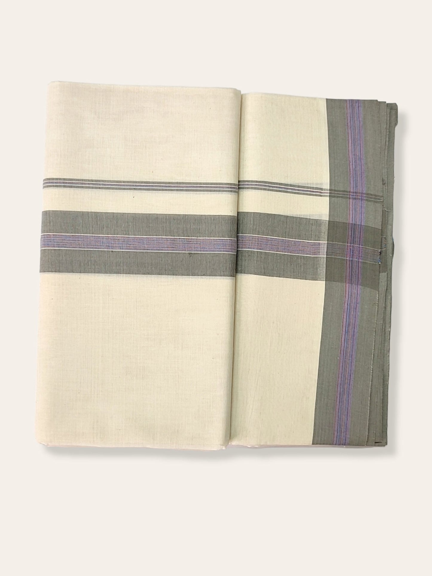 Pure Cotton Kerala Double Dhoti/Mundu