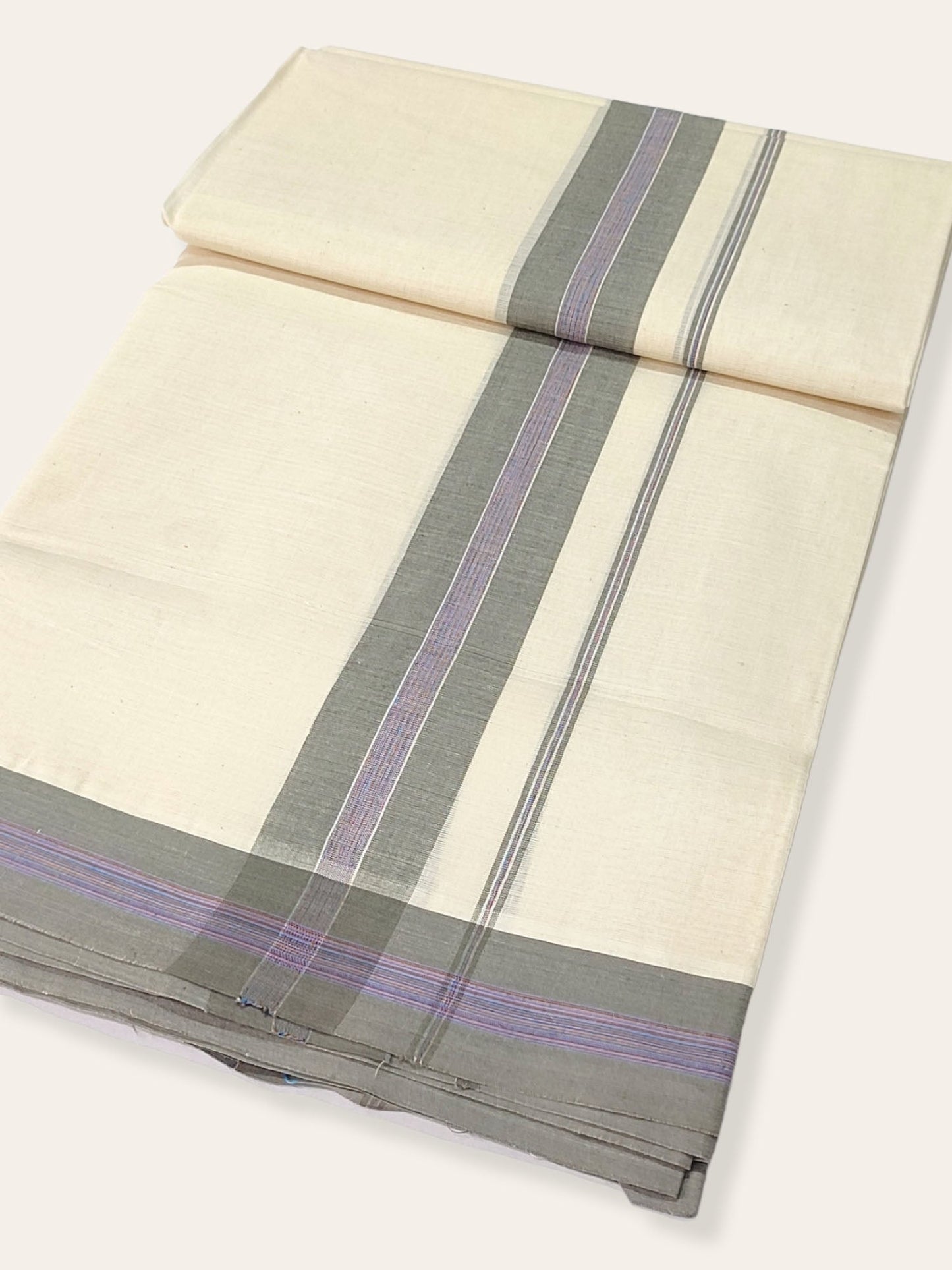 Pure Cotton Kerala Double Dhoti/Mundu
