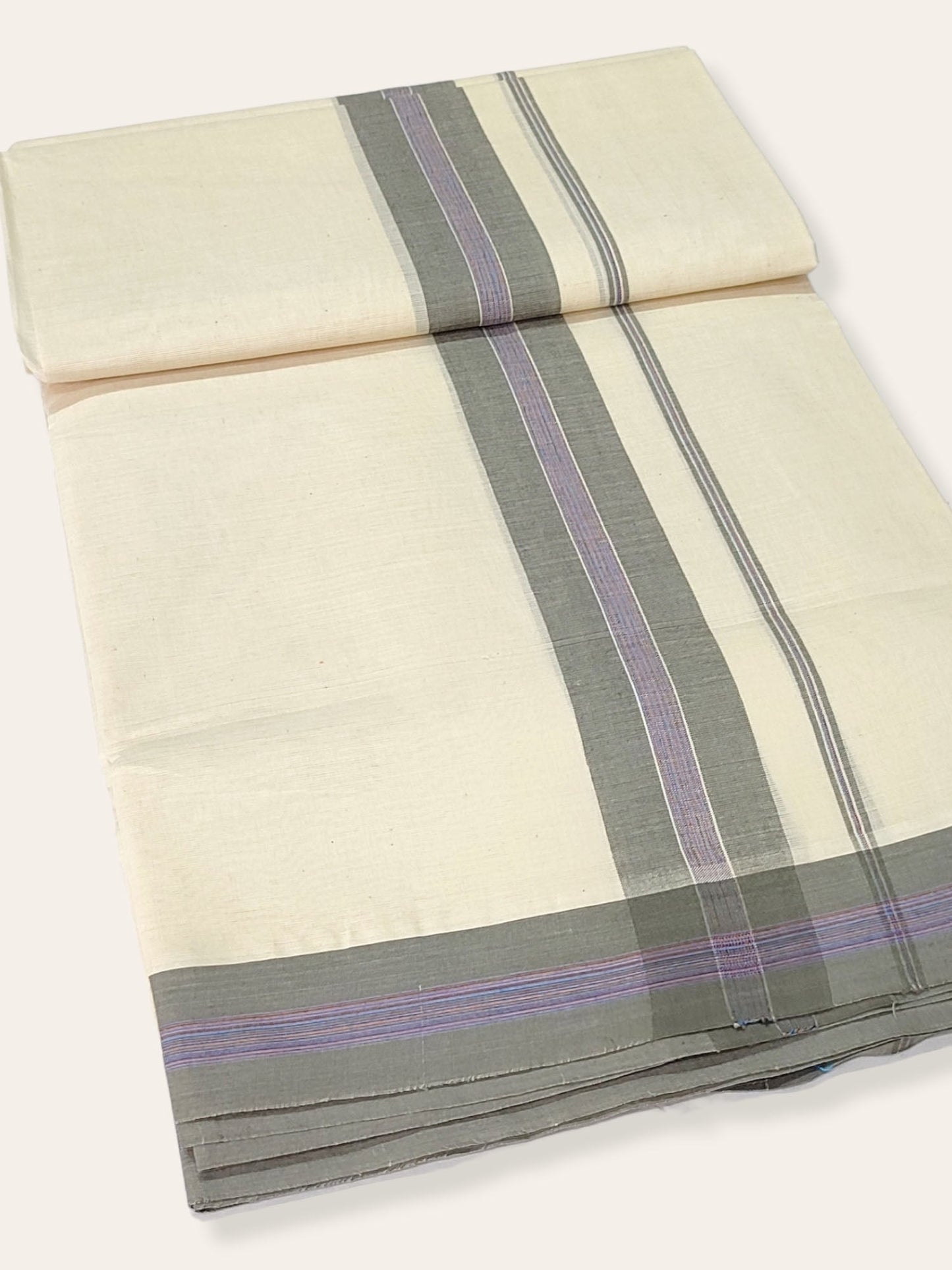 Pure Cotton Kerala Double Dhoti/Mundu