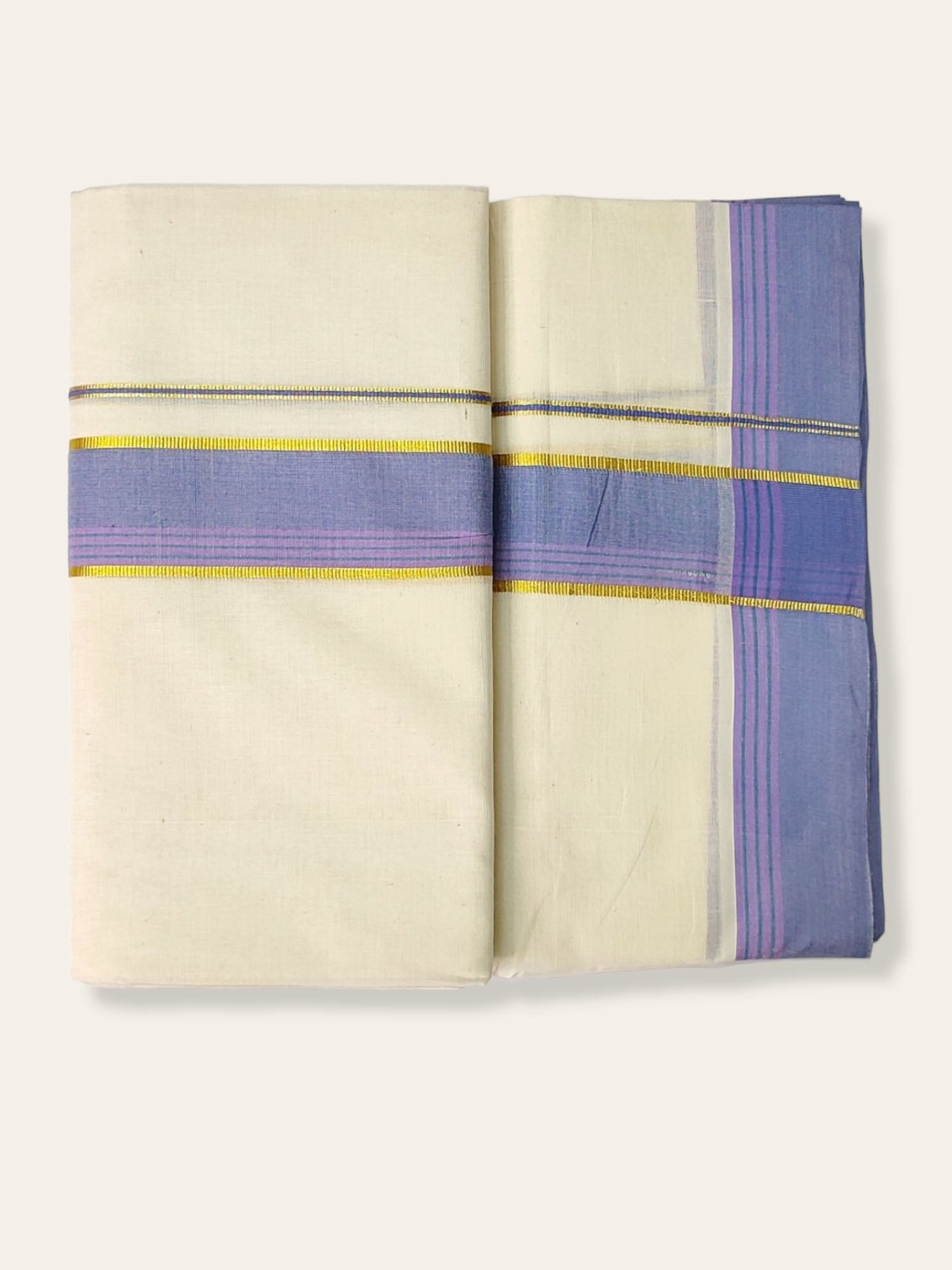 Pure Cotton Kerala Double Dhoti/Mundu
