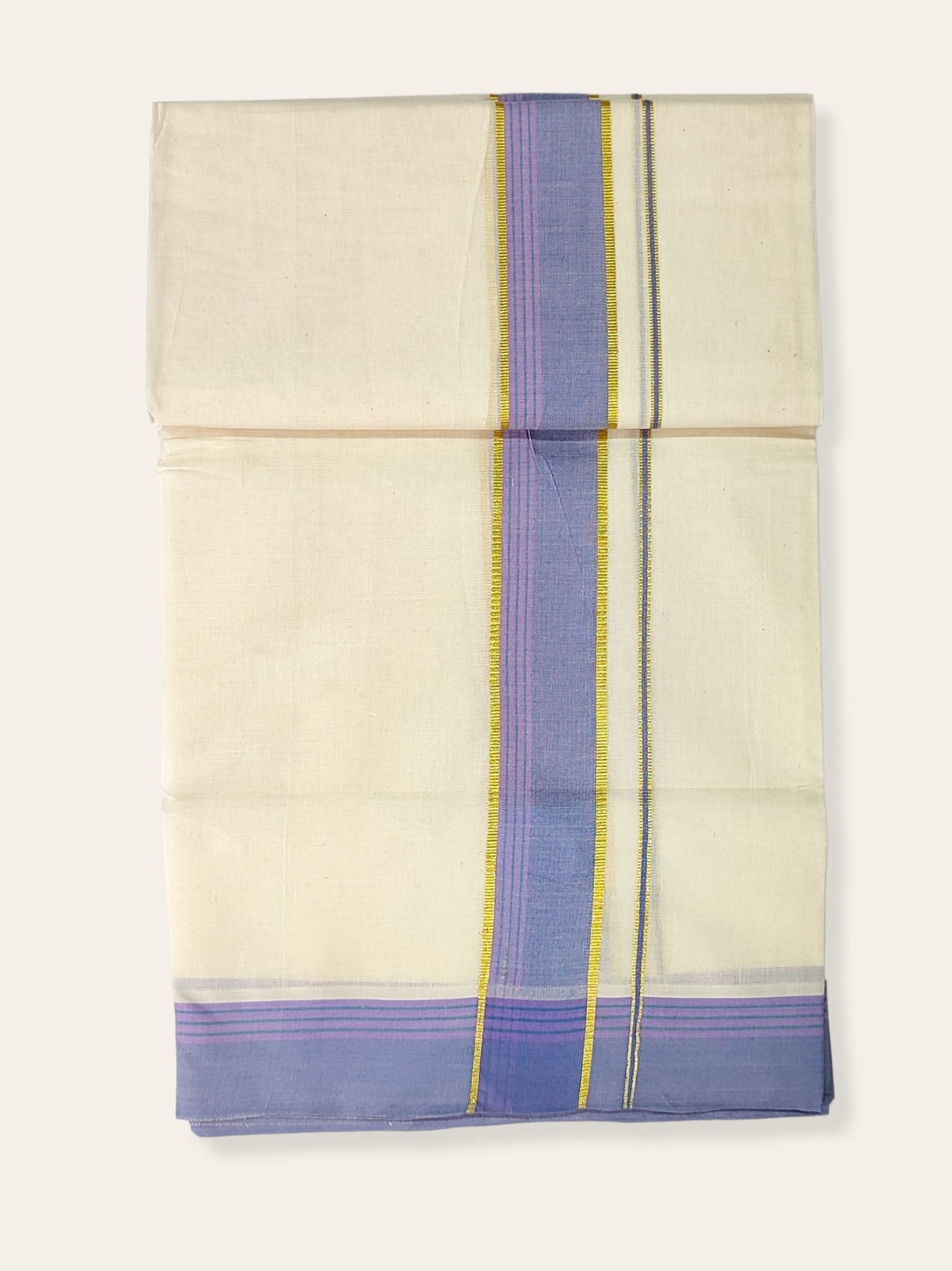 Pure Cotton Kerala Double Dhoti/Mundu
