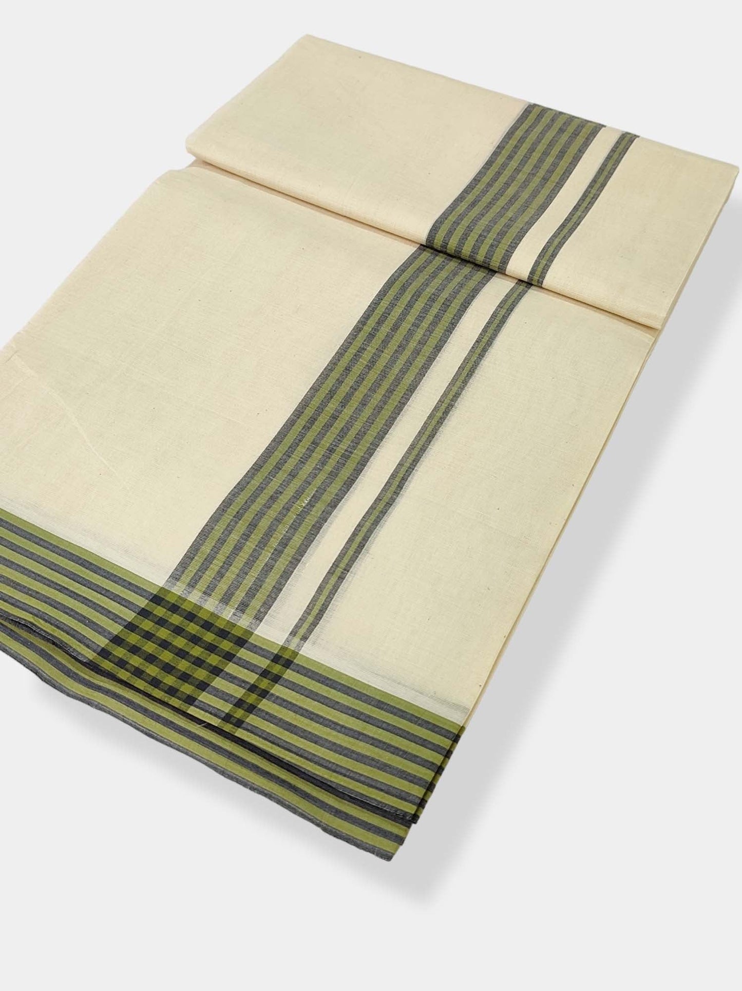 Pure Cotton Kerala Double Dhoti/Mundu