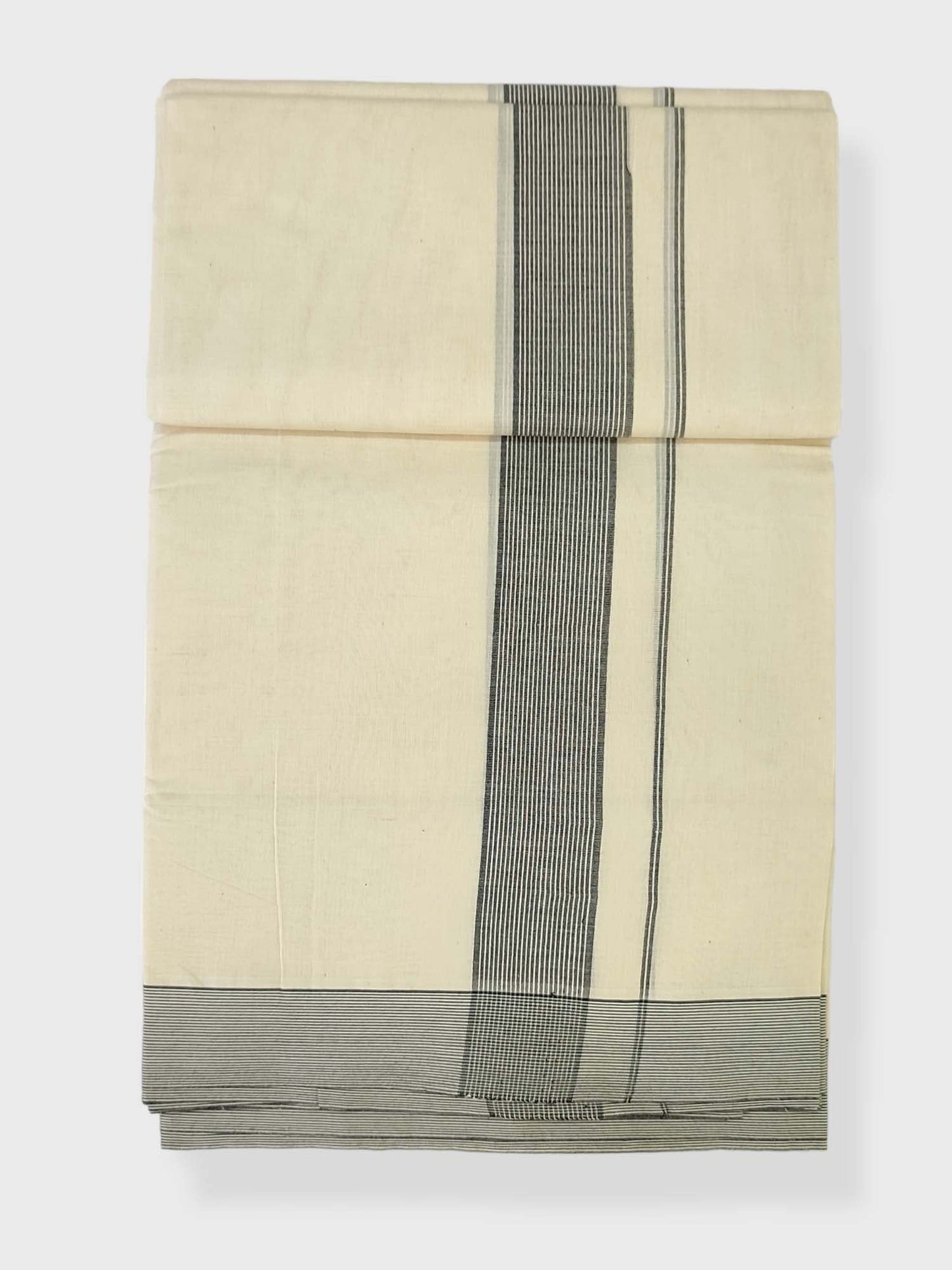 Pure Cotton Kerala Double Dhoti/Mundu