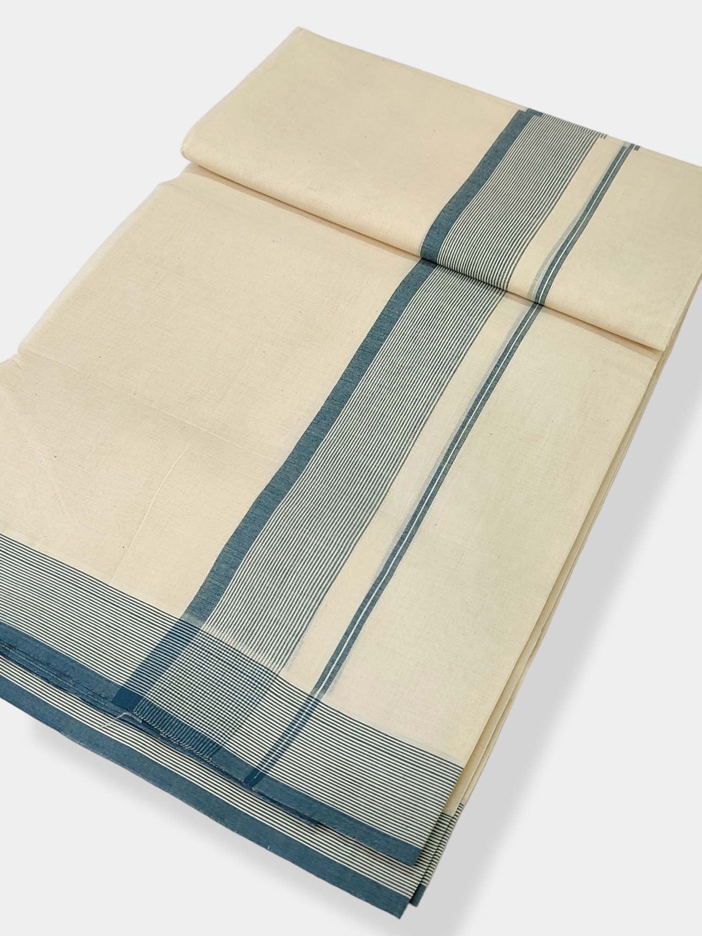 Pure Cotton Kerala Double Dhoti/Mundu