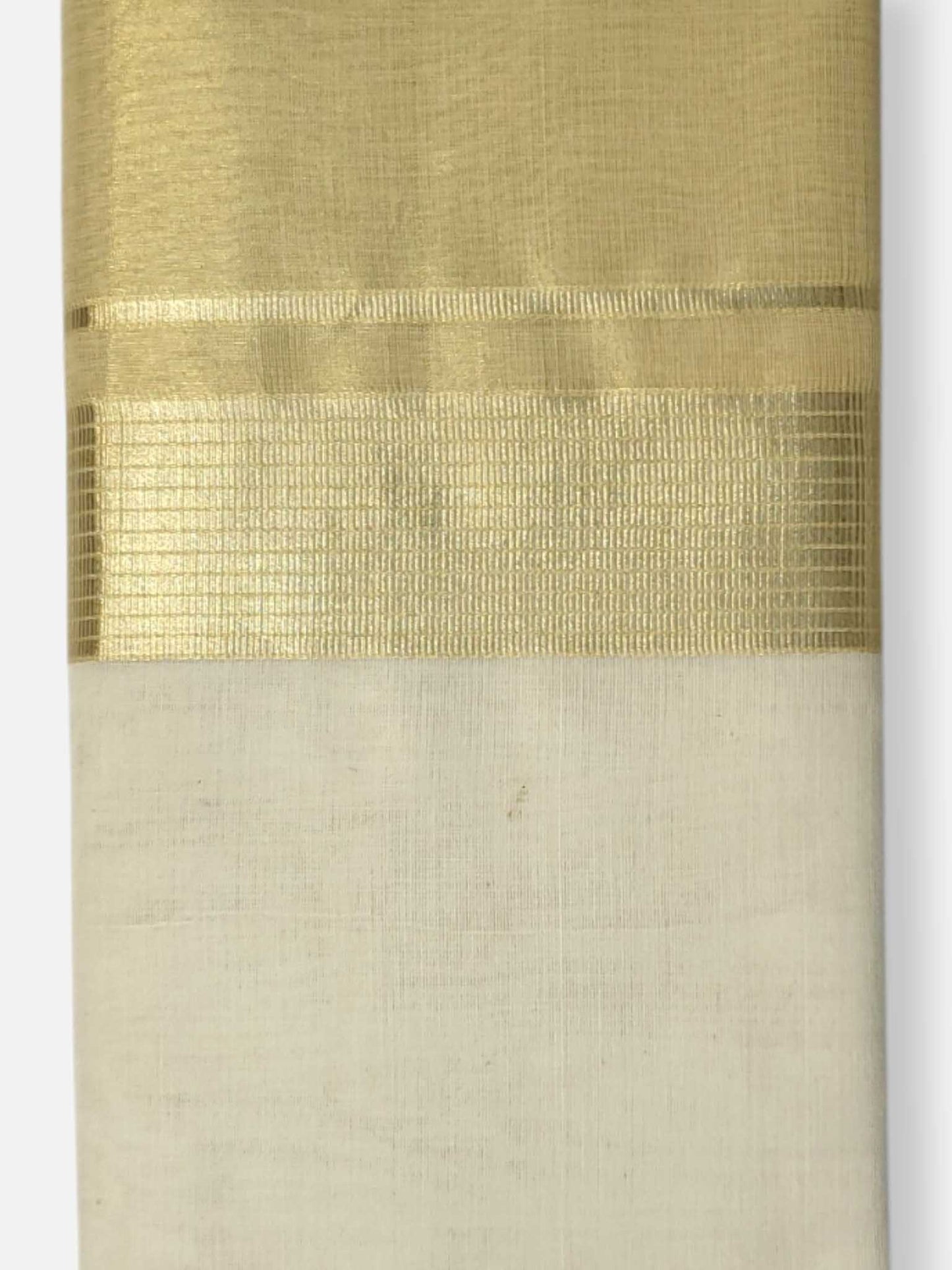 Premium Wedding Handloom Balaramapuram Unaakupaavu Kasavu Mundu for Men