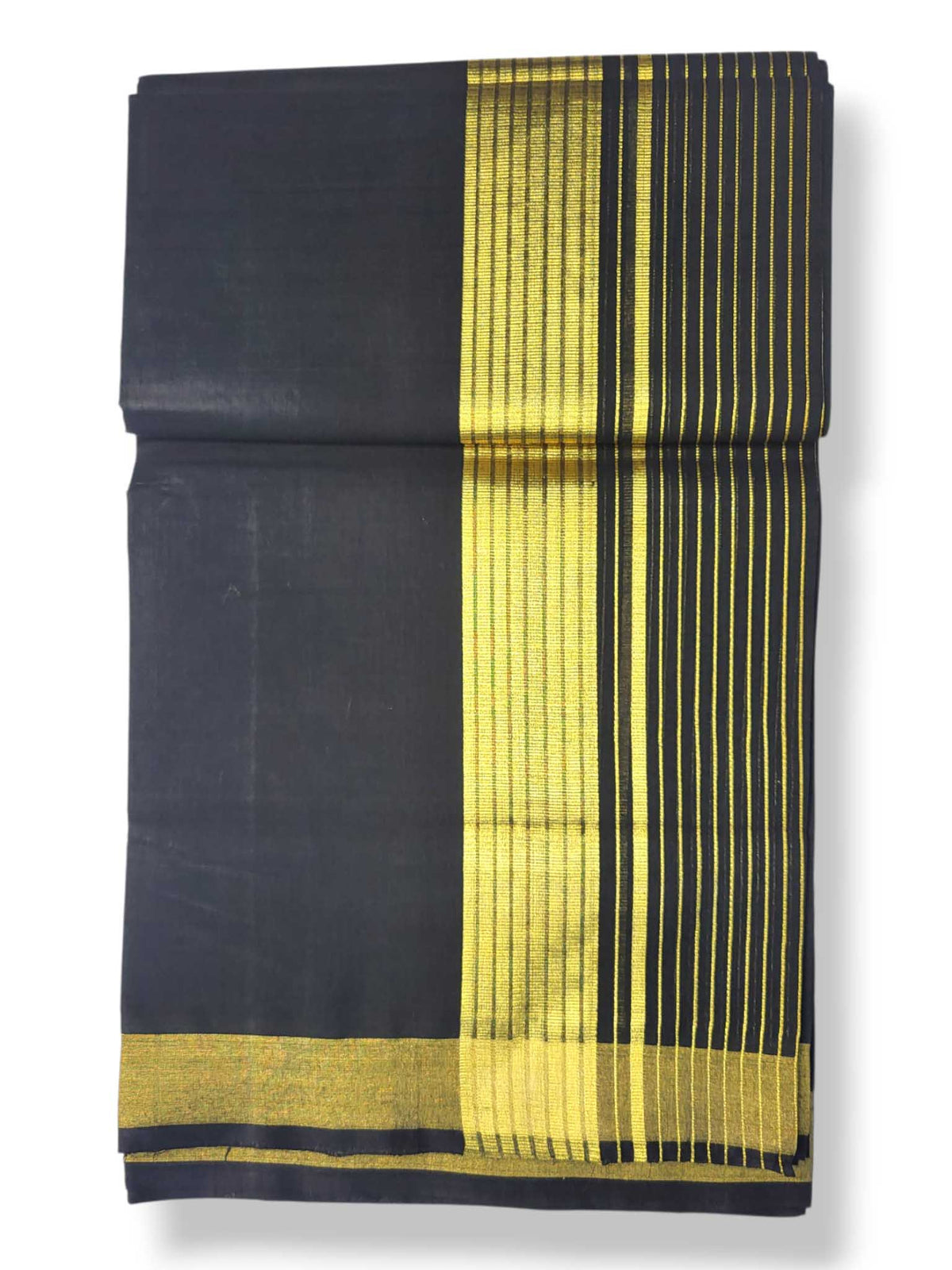 Premium Wedding Handloom Balaramapuram Unaakupaavu Kasavu Mundu for Men