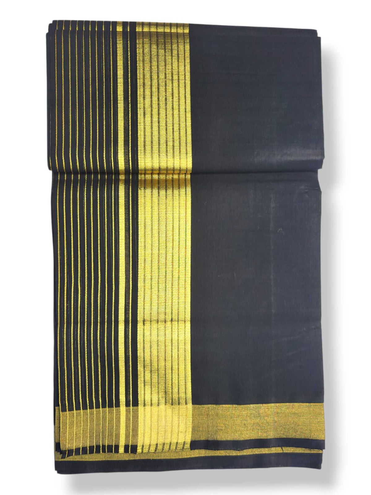 Premium Wedding Handloom Balaramapuram Unaakupaavu Kasavu Mundu for Men