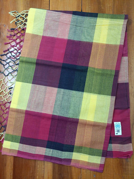 Pure Cotton Kerala Handloom Saree for Women