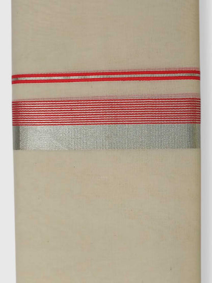 Original Balaramapuram Handloom Kasavu Mundu for Men