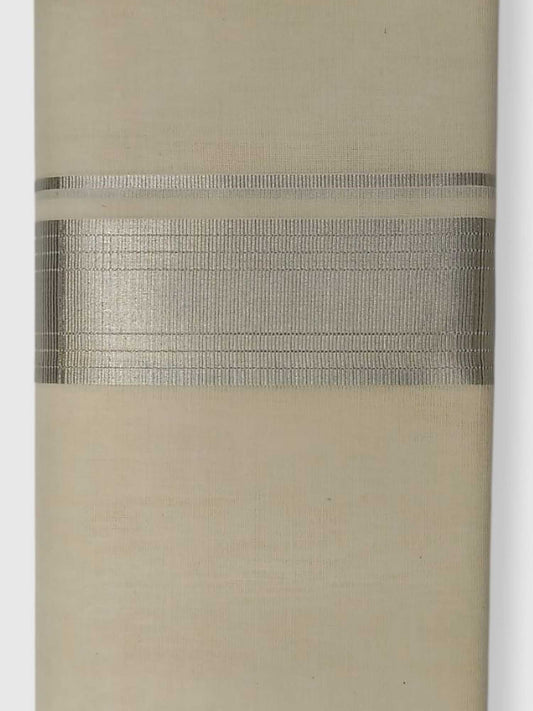 Original Balaramapuram Handloom Kasavu Mundu for Men