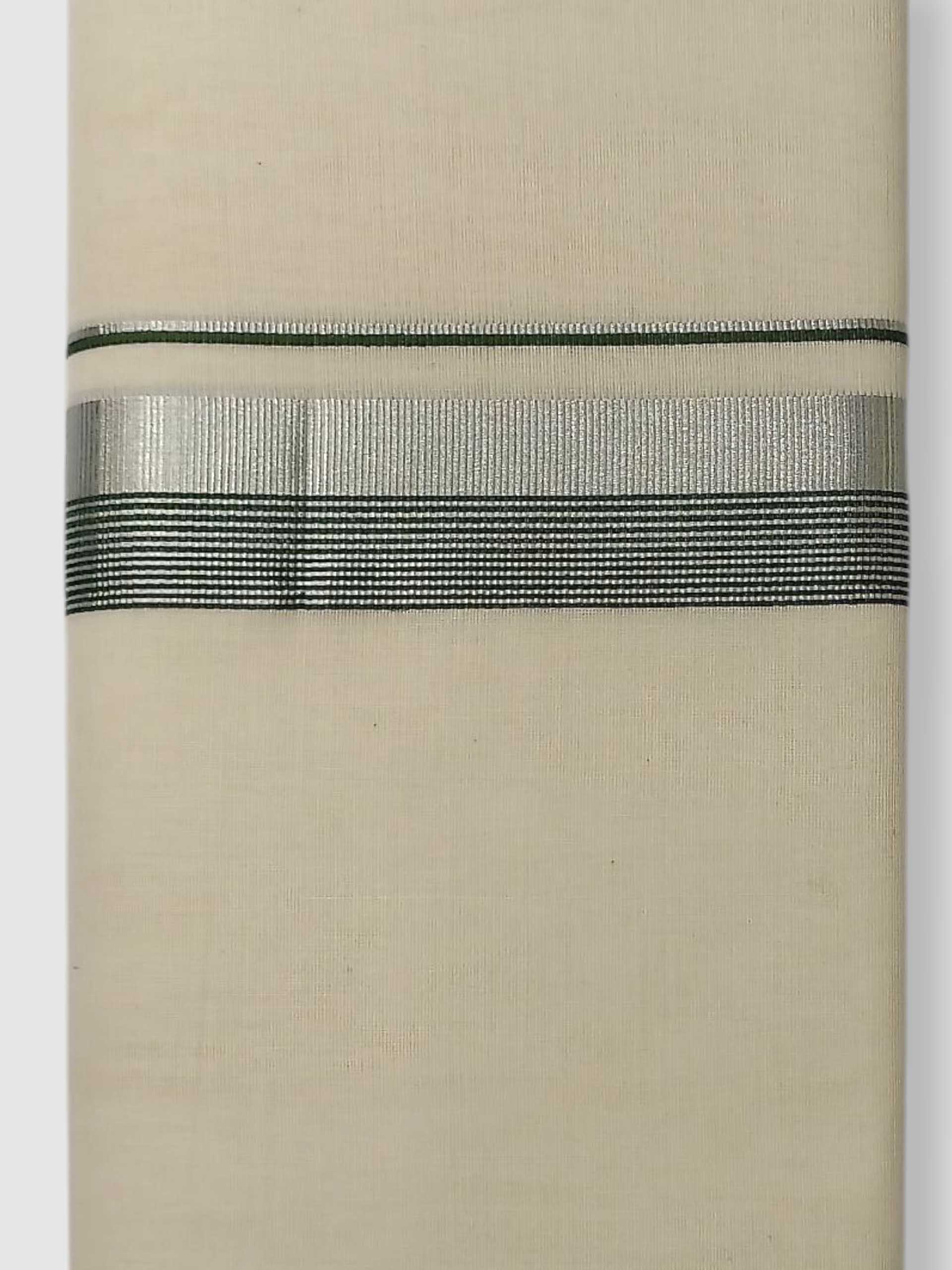 Original Balaramapuram Handloom Kasavu Mundu for Men
