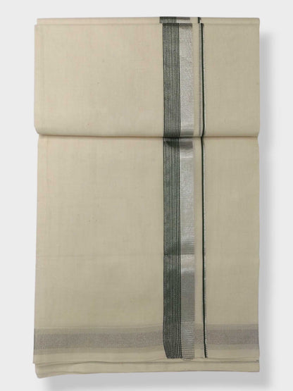 Original Balaramapuram Handloom Kasavu Mundu for Men