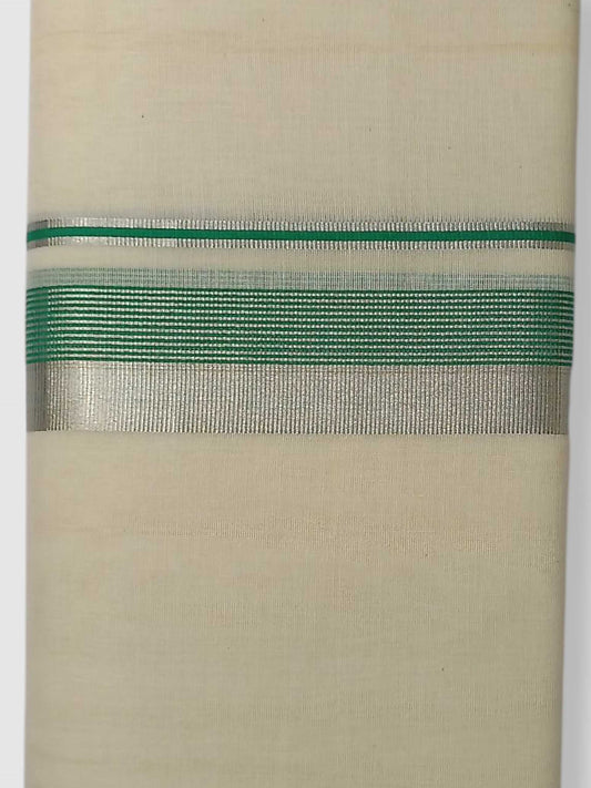 Original Balaramapuram Handloom Kasavu Mundu for Men