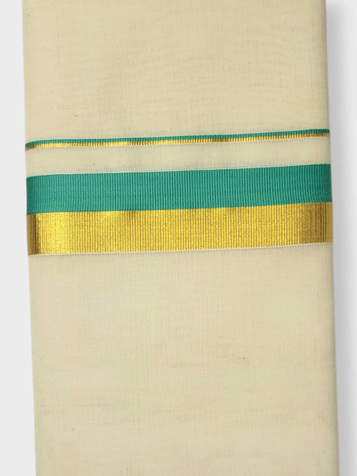Original Balaramapuram Handloom Kasavu Mundu for Men